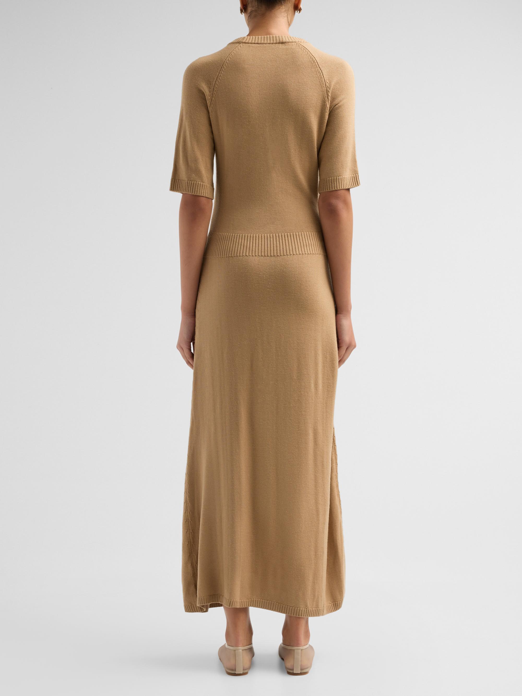 Ramy Brook Women's Wendy Wool Midi Dress - Camel | Thumbnail 3