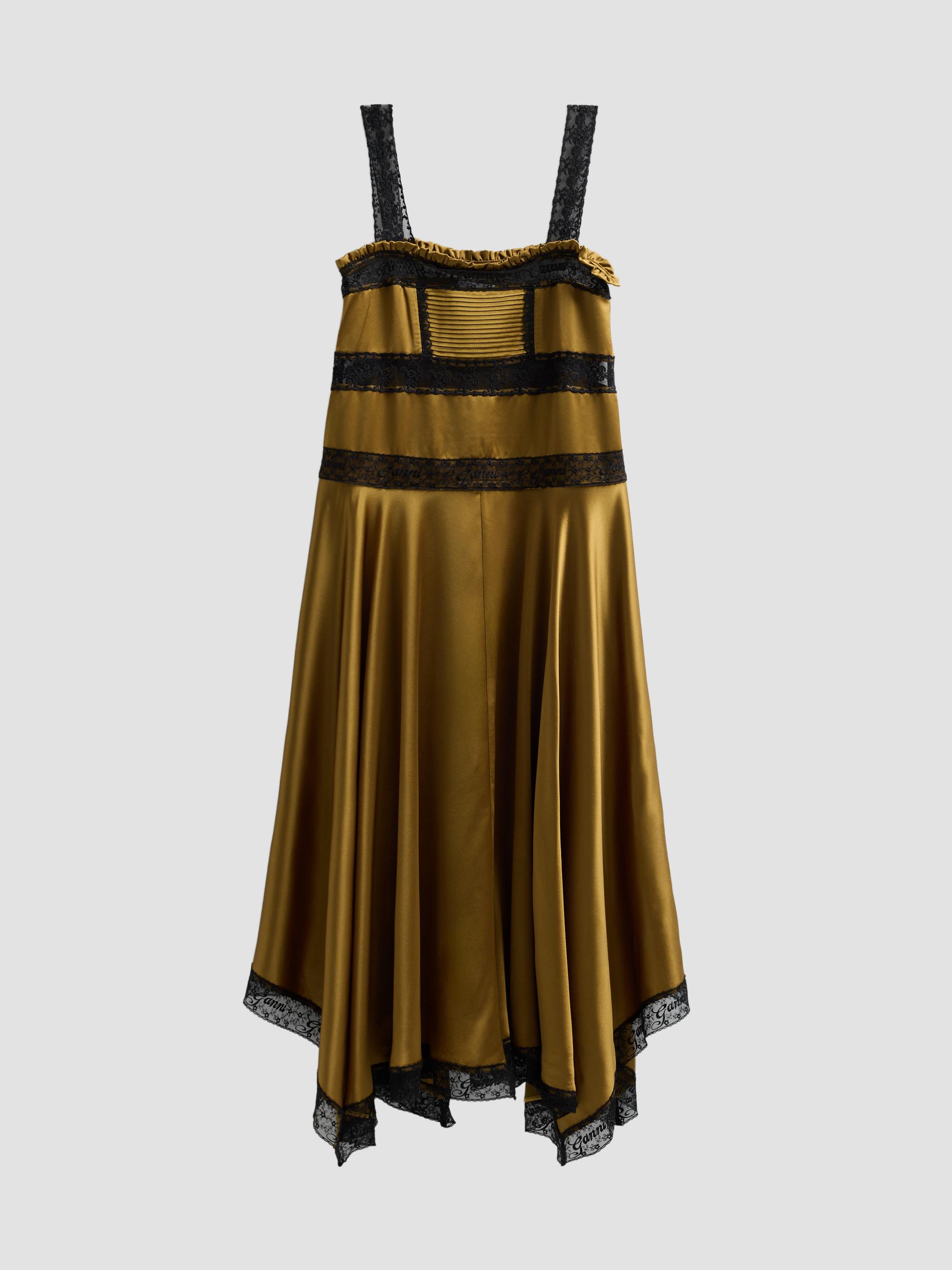 ganni cocktail dress Women's Designer Dresses Beach Cover Ups for Main UK stockist Unique Vintage Womens dresses Crafted from a sandwashed Color:gray stripe cover up