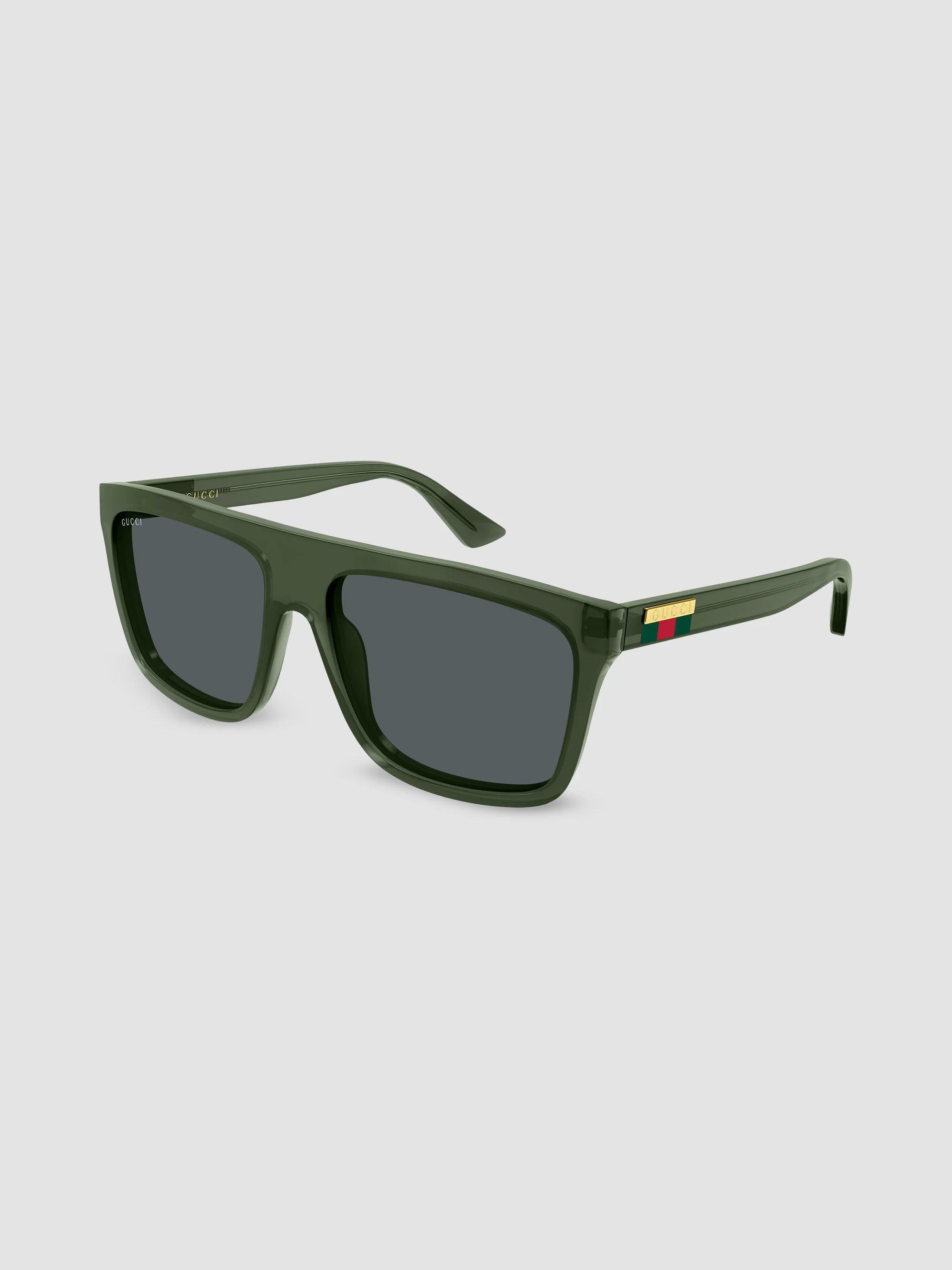Gucci Gucci Block 55MM Logo Oval Sunglasses | Saks Fifth Avenue