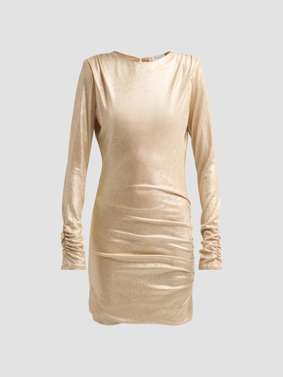 Ramy Brook Women's Celine Ruched Mini Dress In Neutral