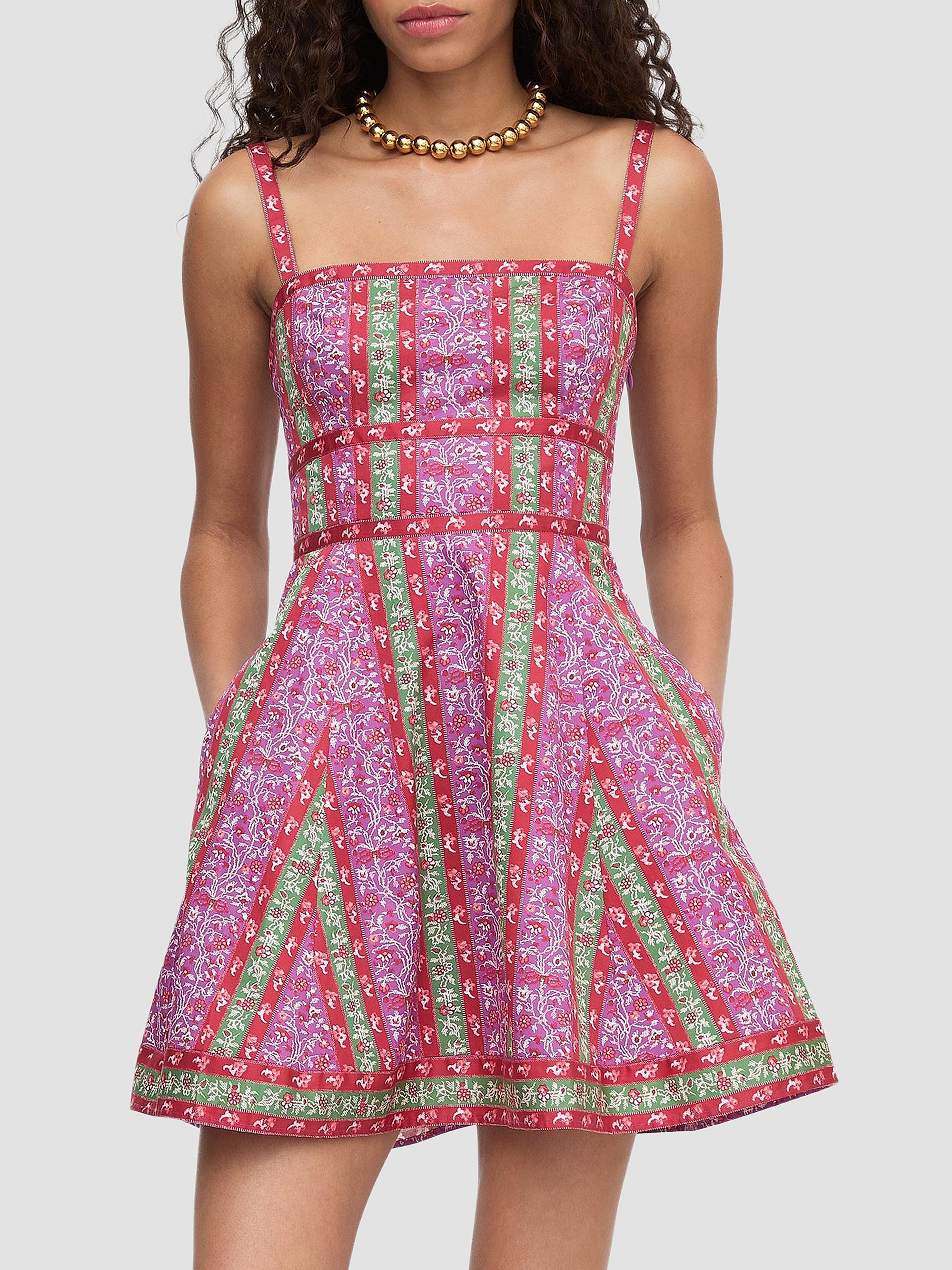 Hill House Home Women's The Margot Mini Dress - Sunset Etched | Thumbnail 2