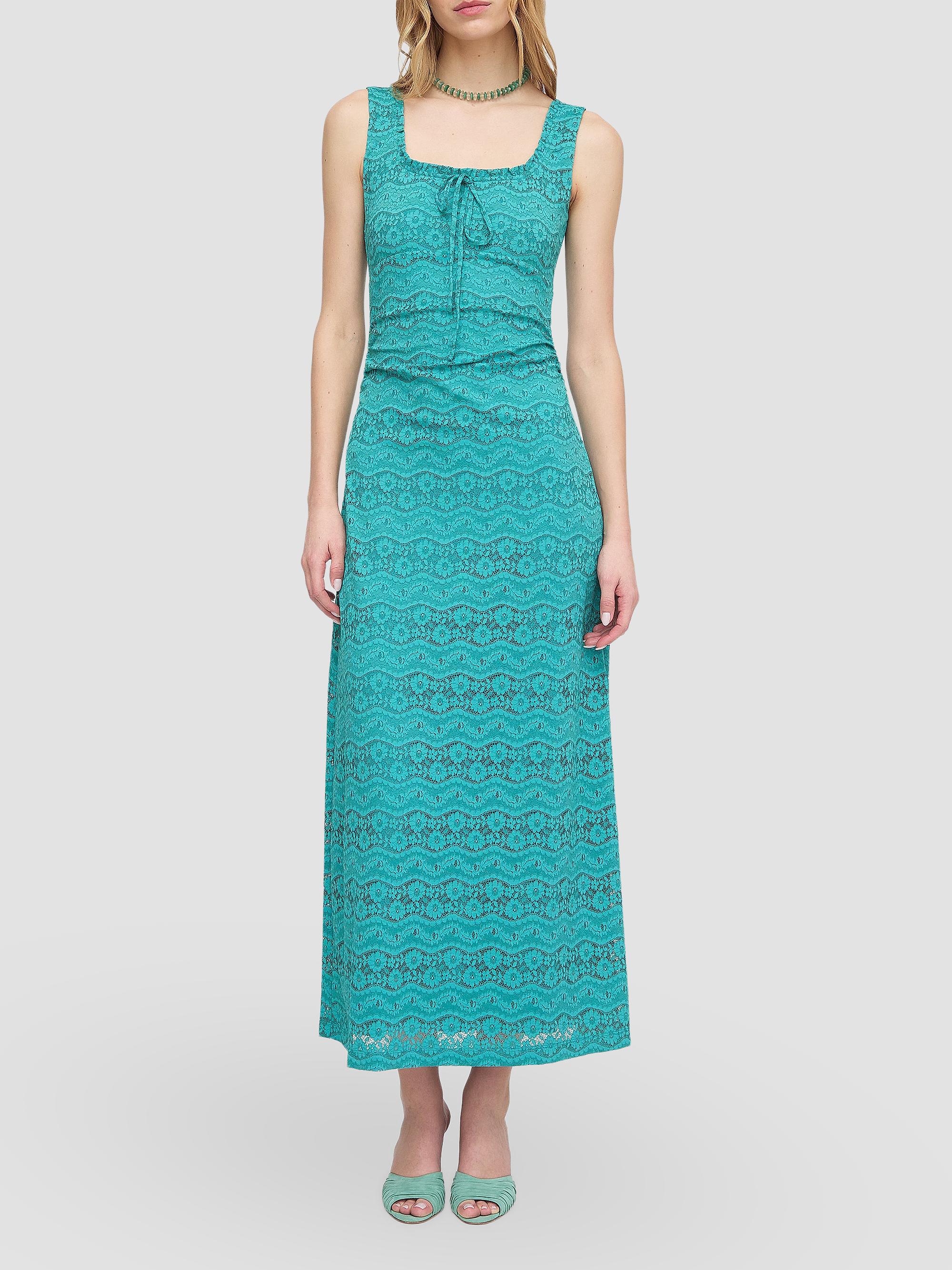 Hill House Home Women's The Coraline Dress - Teal Stretch Lace