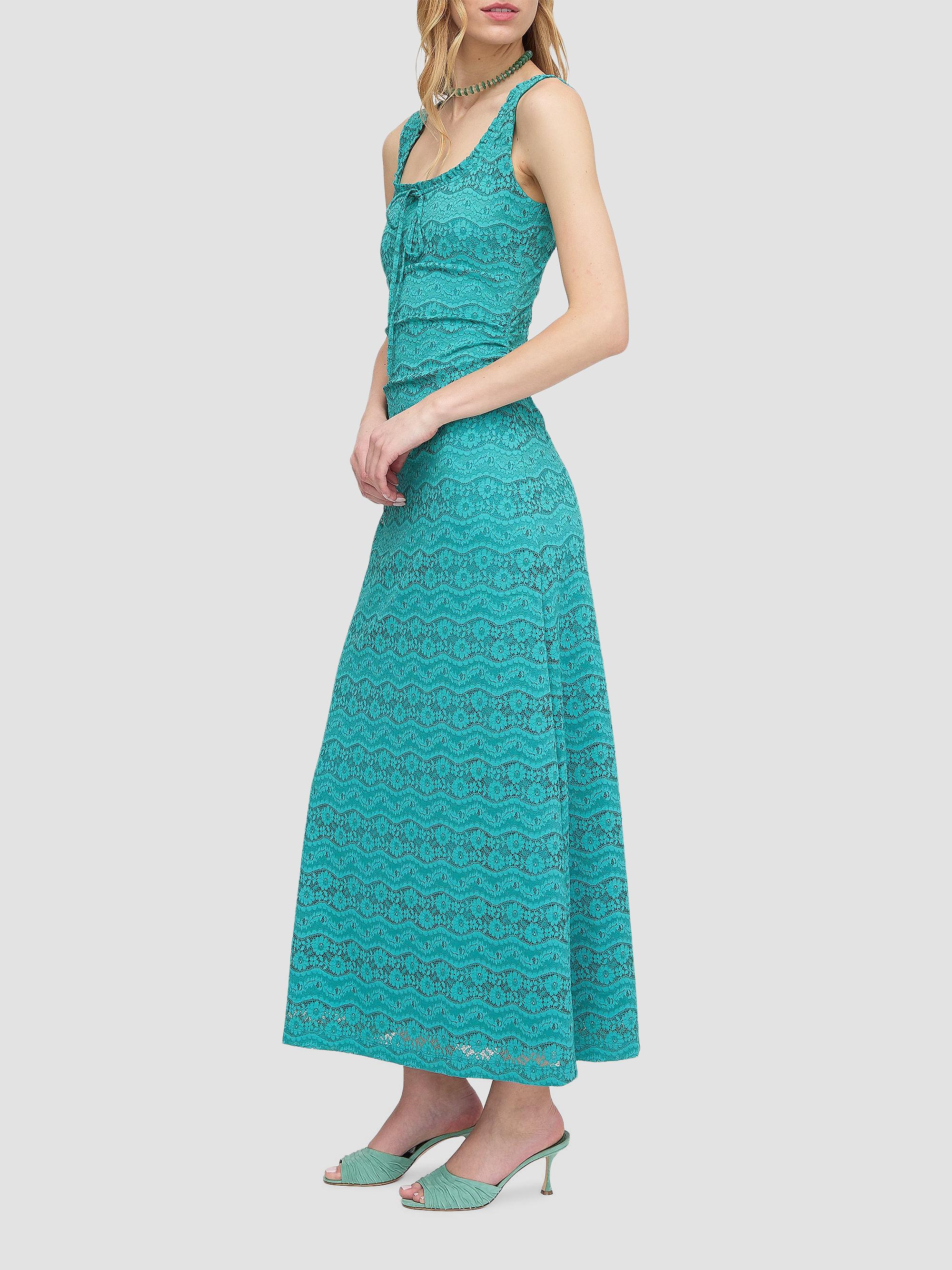 Hill House Home Women's The Coraline Dress - Teal Stretch Lace | Thumbnail 2