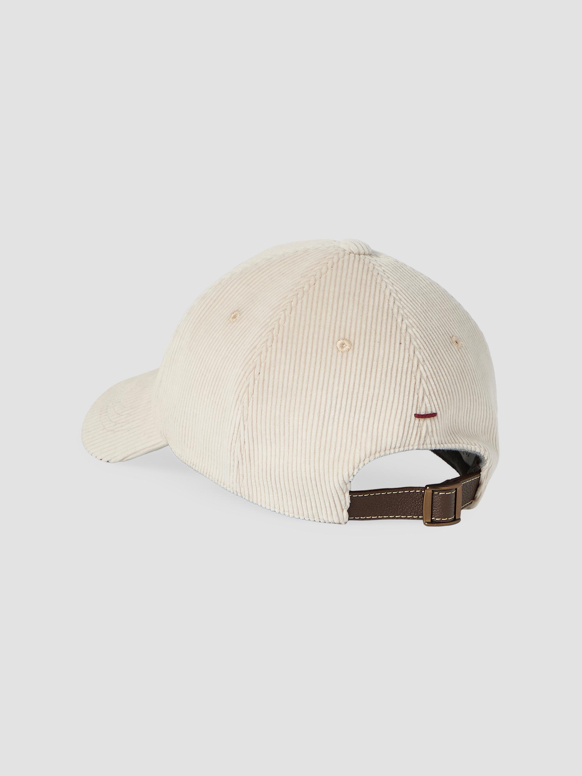 Brunello Cucinelli Men's Comfort Cotton and Cashmere Corduroy Baseball Cap - | Thumbnail 2