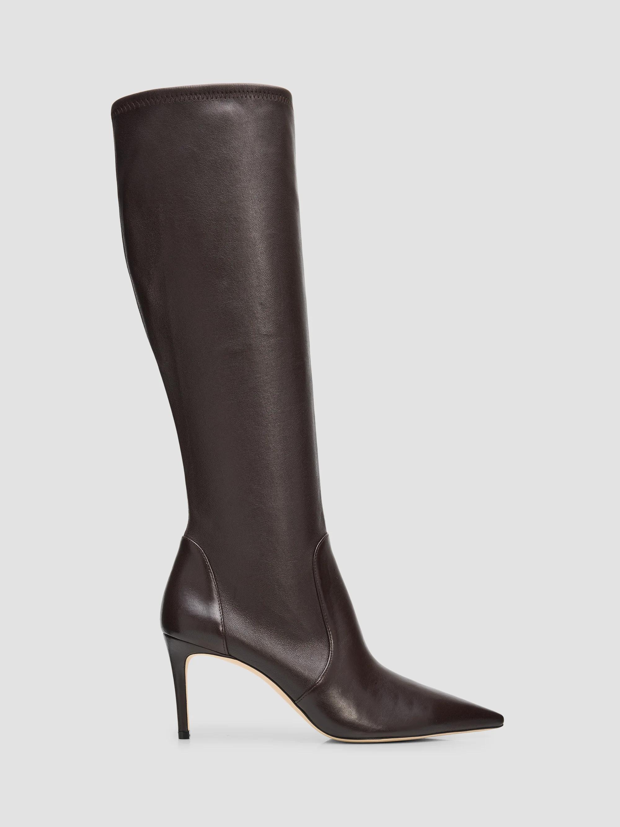 knee length dress boots Women's Designer High Last Round