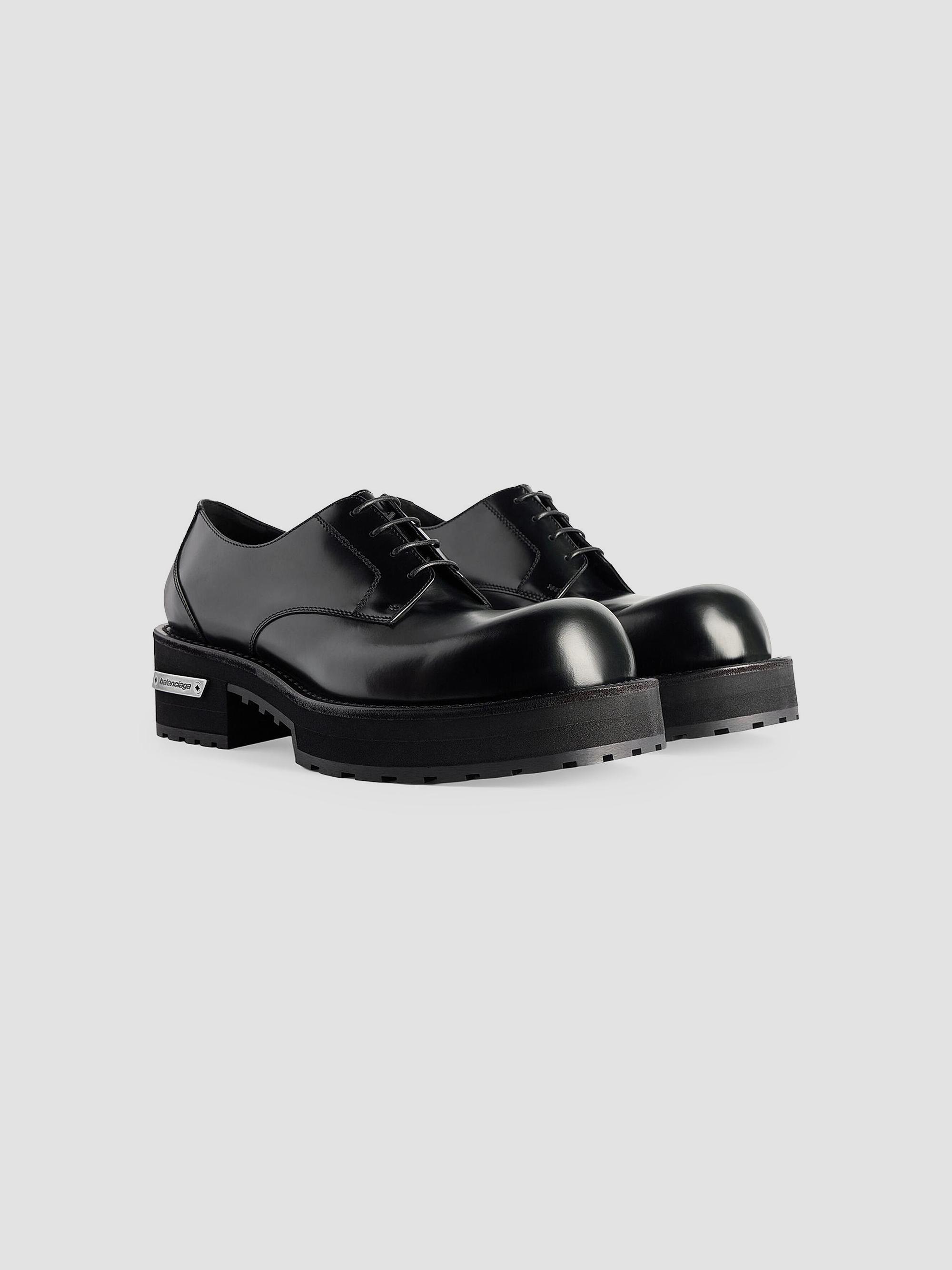 Balenciaga Venom Leather Derbies | Saks Fifth Avenue