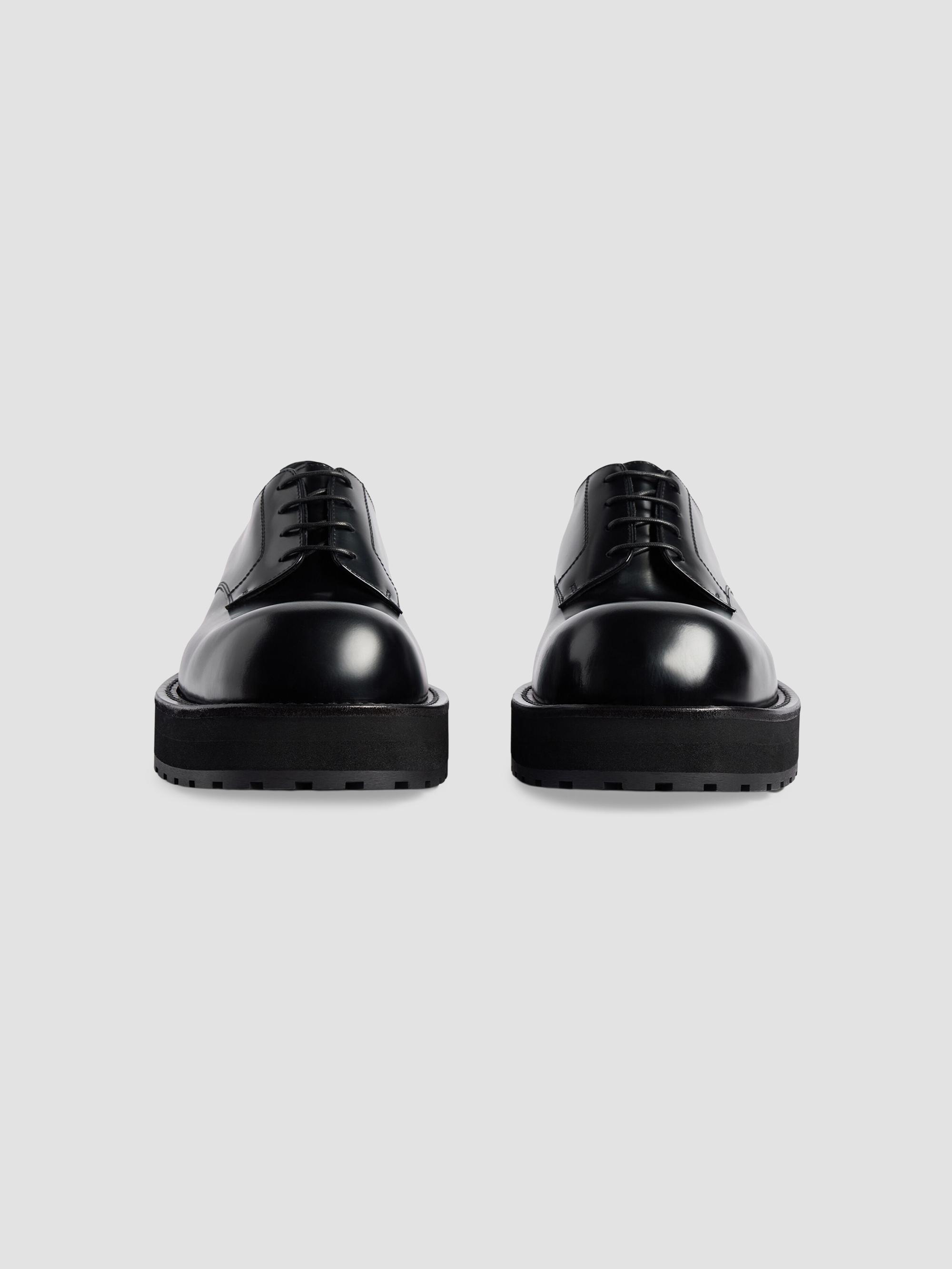 Balenciaga Venom Leather Derbies | Saks Fifth Avenue