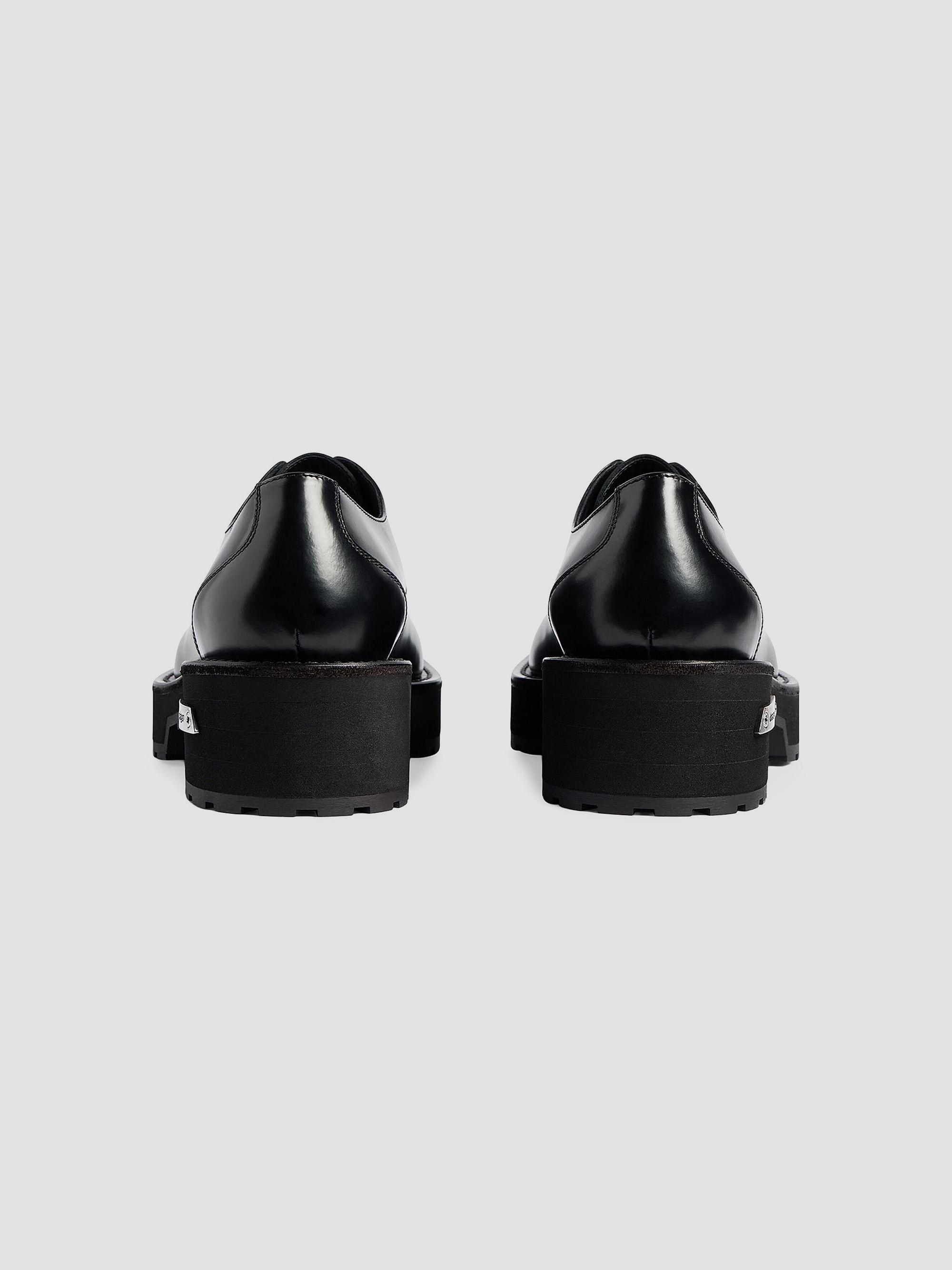 Balenciaga Venom Leather Derbies | Saks Fifth Avenue