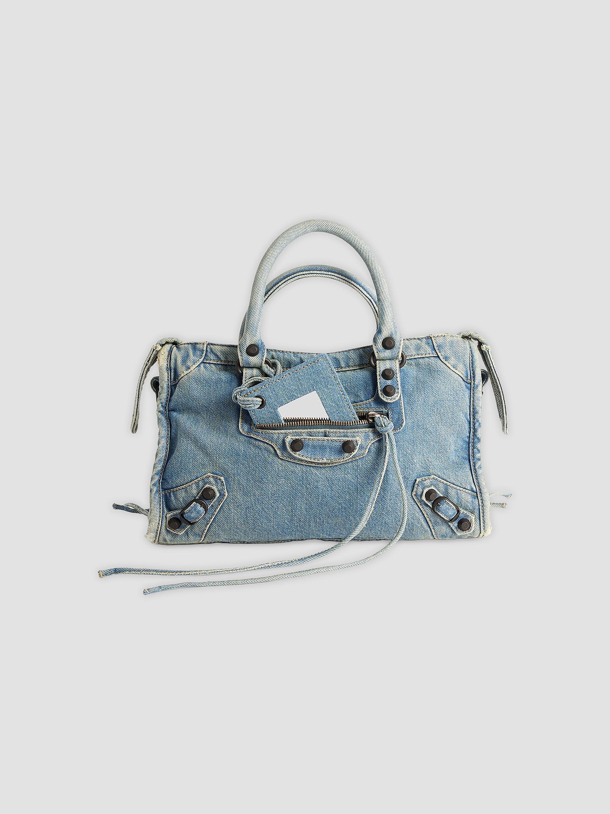Balenciaga Women's Le City Top Handle Bag - Blue | Thumbnail 7