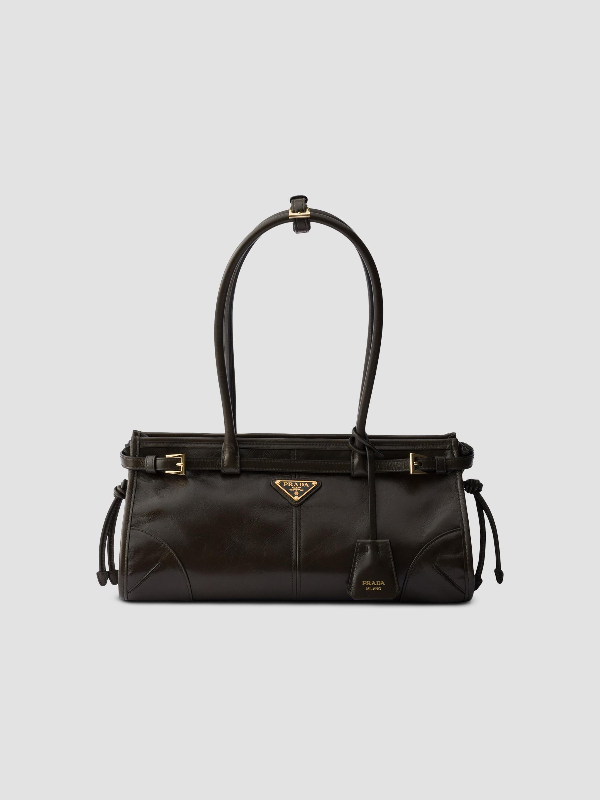 Prada Jardiniere Mini Cotton Canvas Top Handle Bag | Saks Fifth Avenue