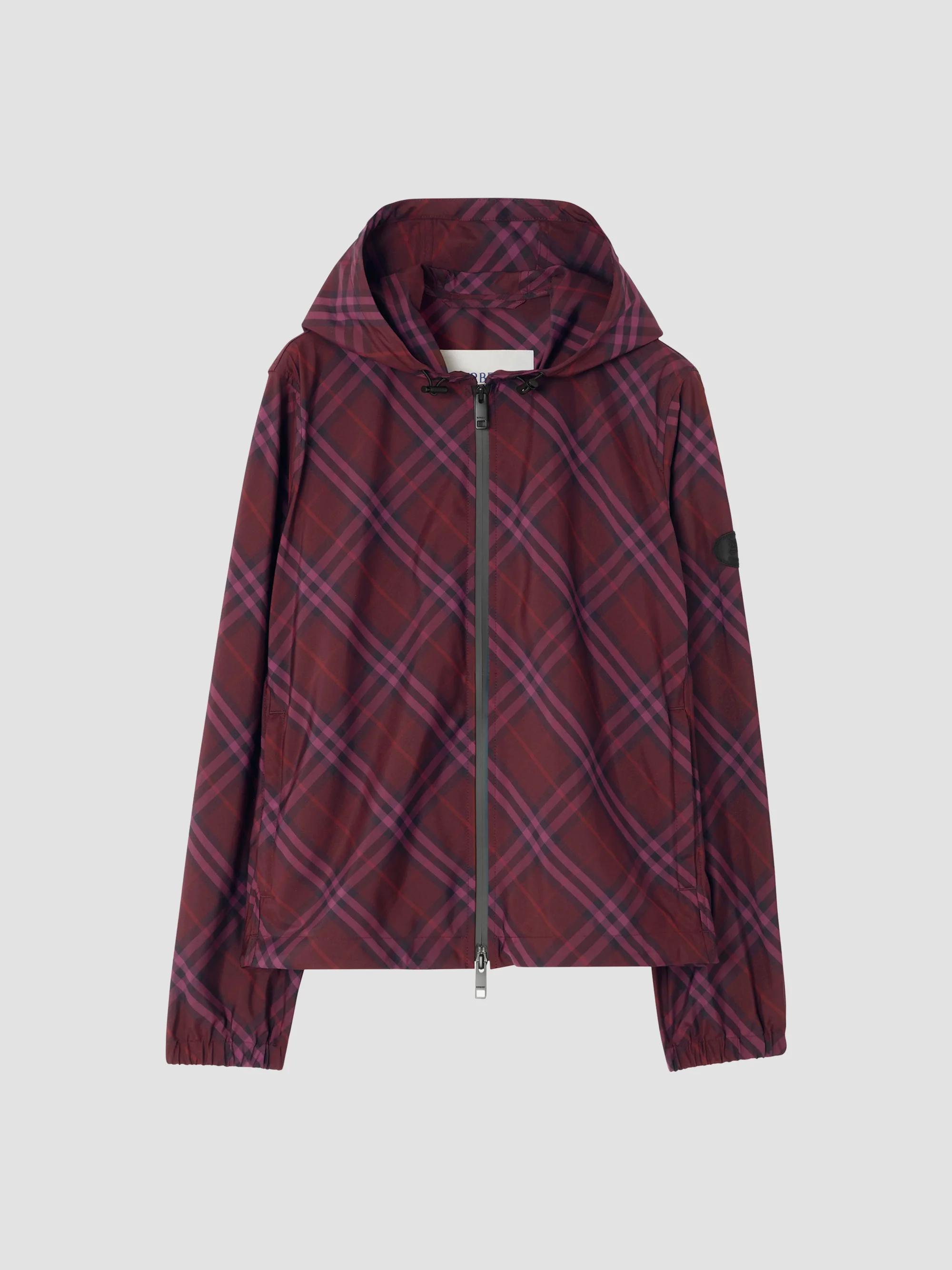 Burberry Check Hooded Jacket | Saks Fifth Avenue