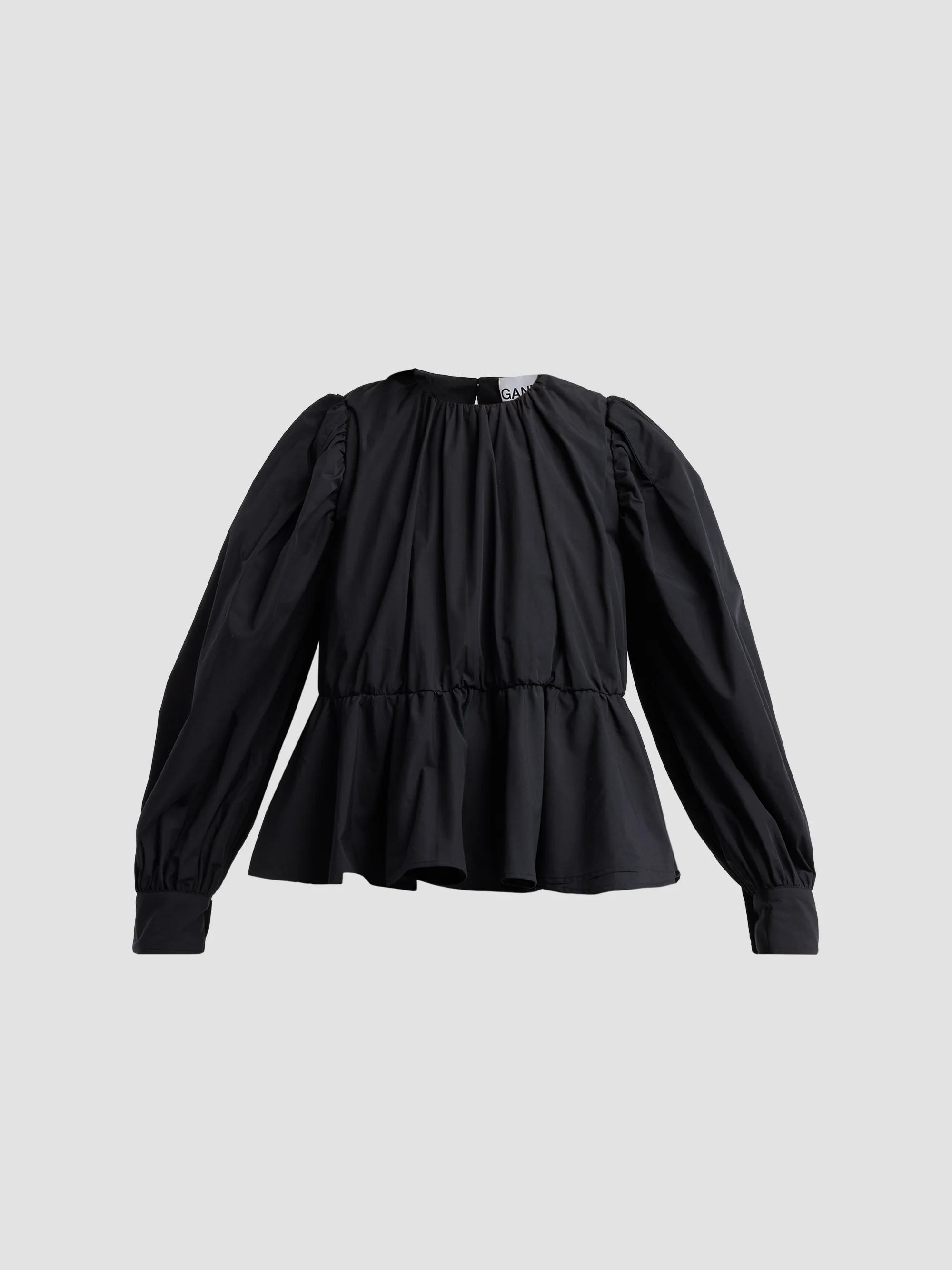 Ganni Yarn-Dyed Striped Blouse | Saks Fifth Avenue