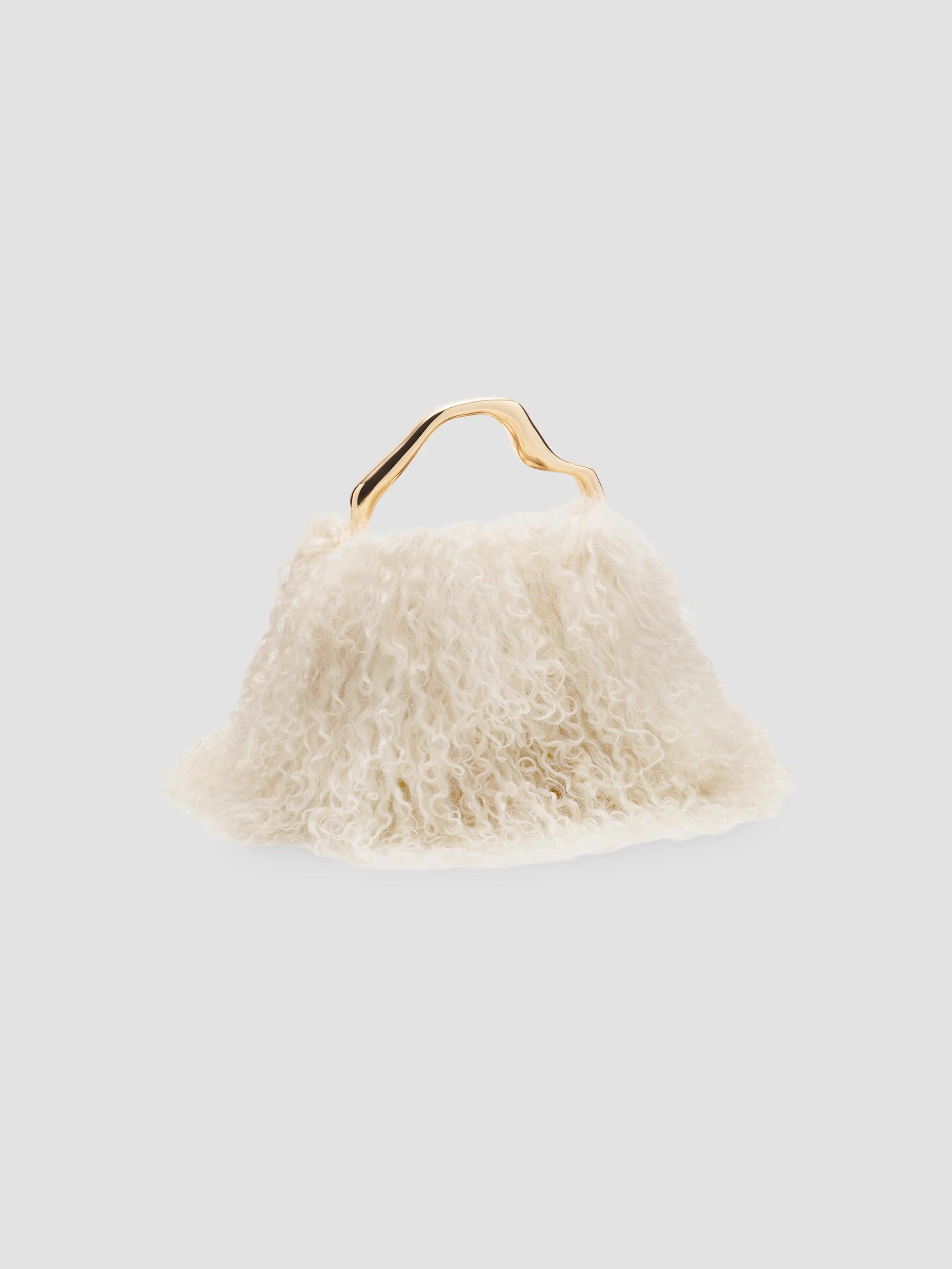 小物 Somnium Fragmen Cult Gaia Solene Shearling Mini Handle Bag | Saks Fifth Avenue