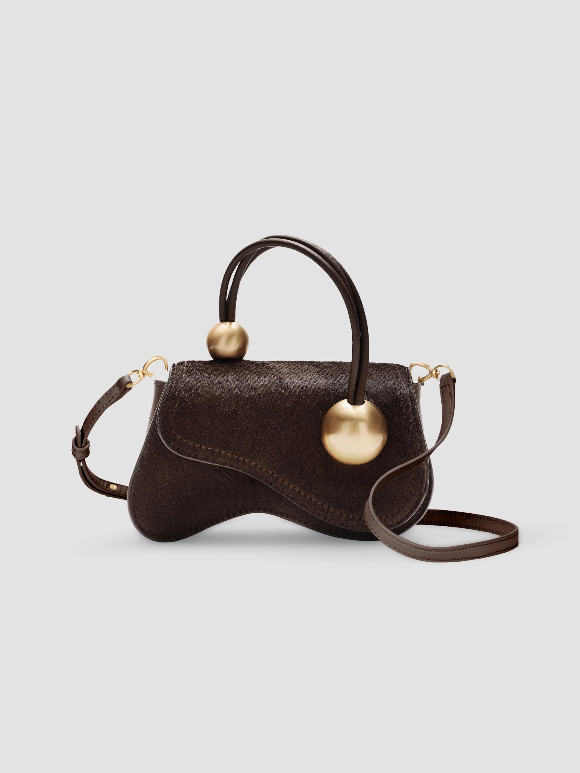Cult Gaia Kazia Nano Cheetah Print Hair-On-Hide Crossbody Bag