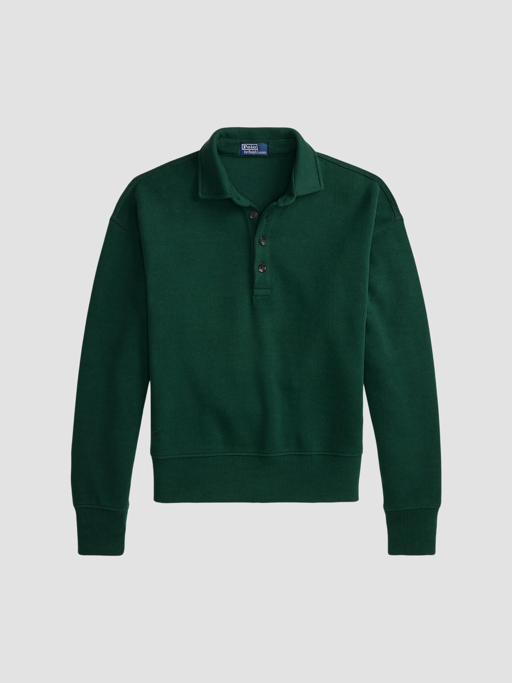 Polo Ralph Lauren Logo Wool Quarter-Zip Sweater | Saks Fifth Avenue