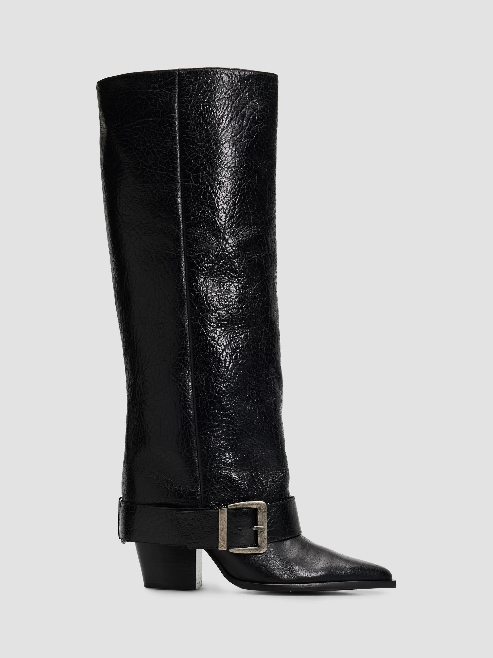 Schutz Parker Up 85MM Leather Boots | Saks Fifth Avenue