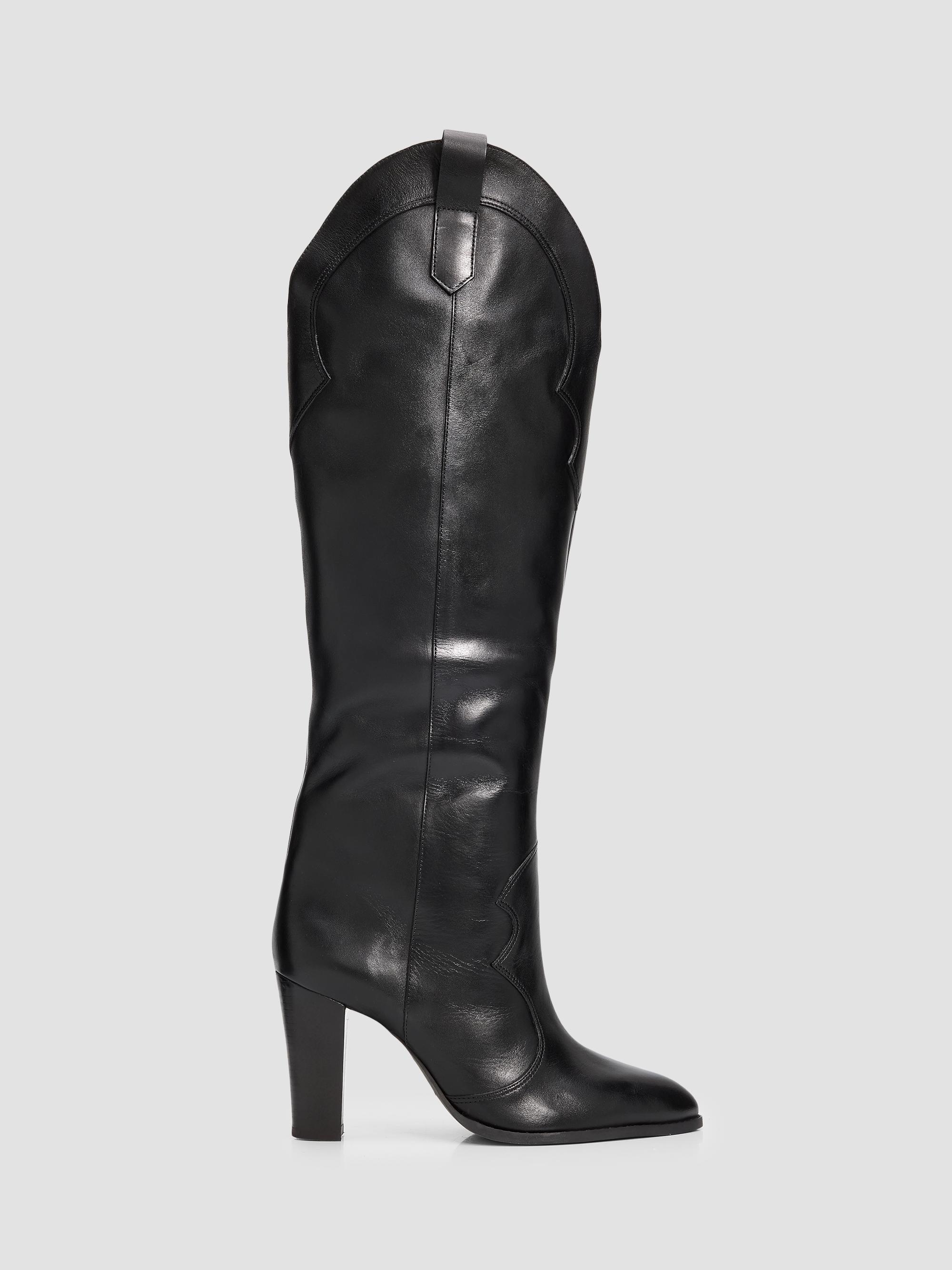 マッツ ジョナサン 馬 Schutz Maryana 85MM Leather Knee-High Boots | Saks Fifth Avenue