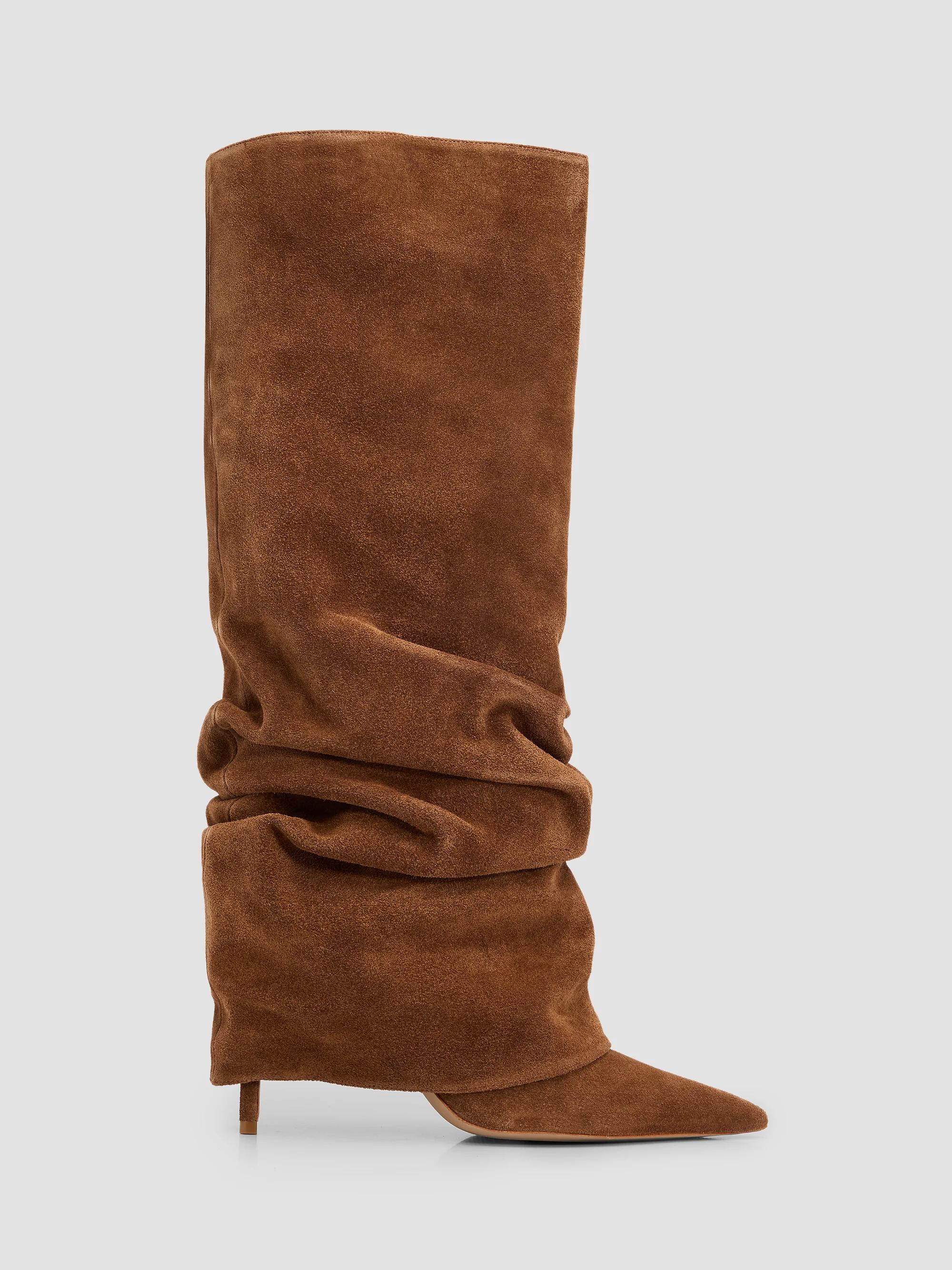 Schutz Ashley 30MM Leather Boots | Saks Fifth Avenue