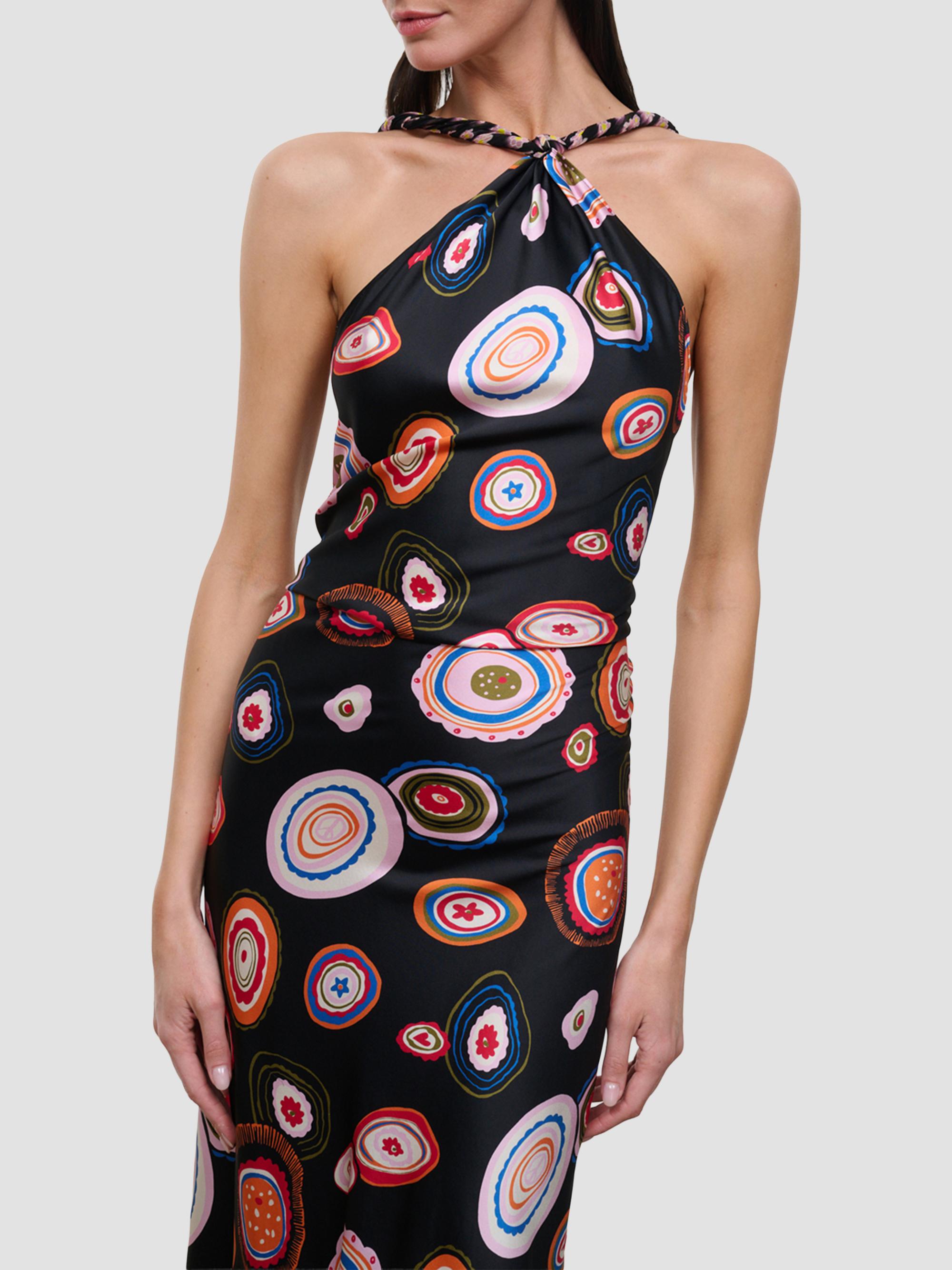 Staud Women's Charli Silk Maxi Dress - Millefiori Multi | Thumbnail 6