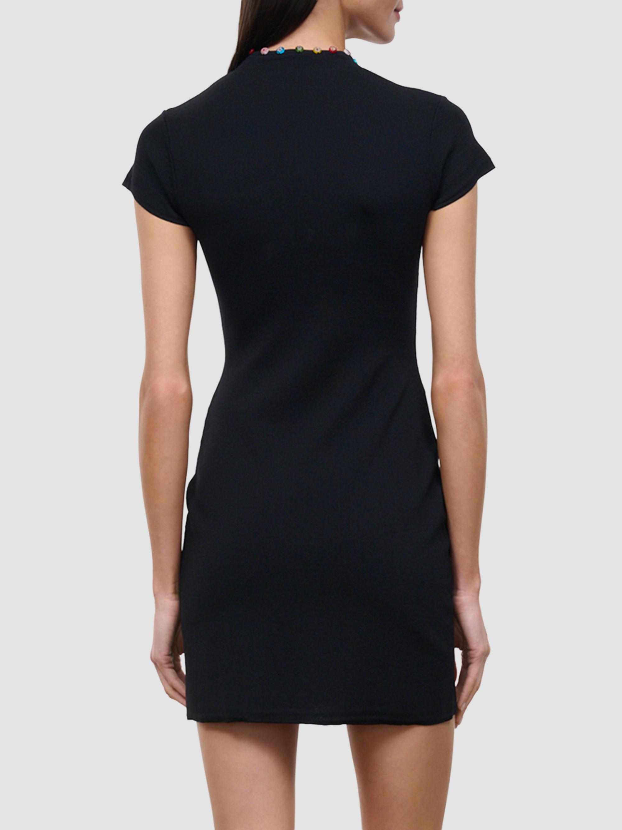 black stern mini dress staud Women's Tavi Beaded - Mini wells dress