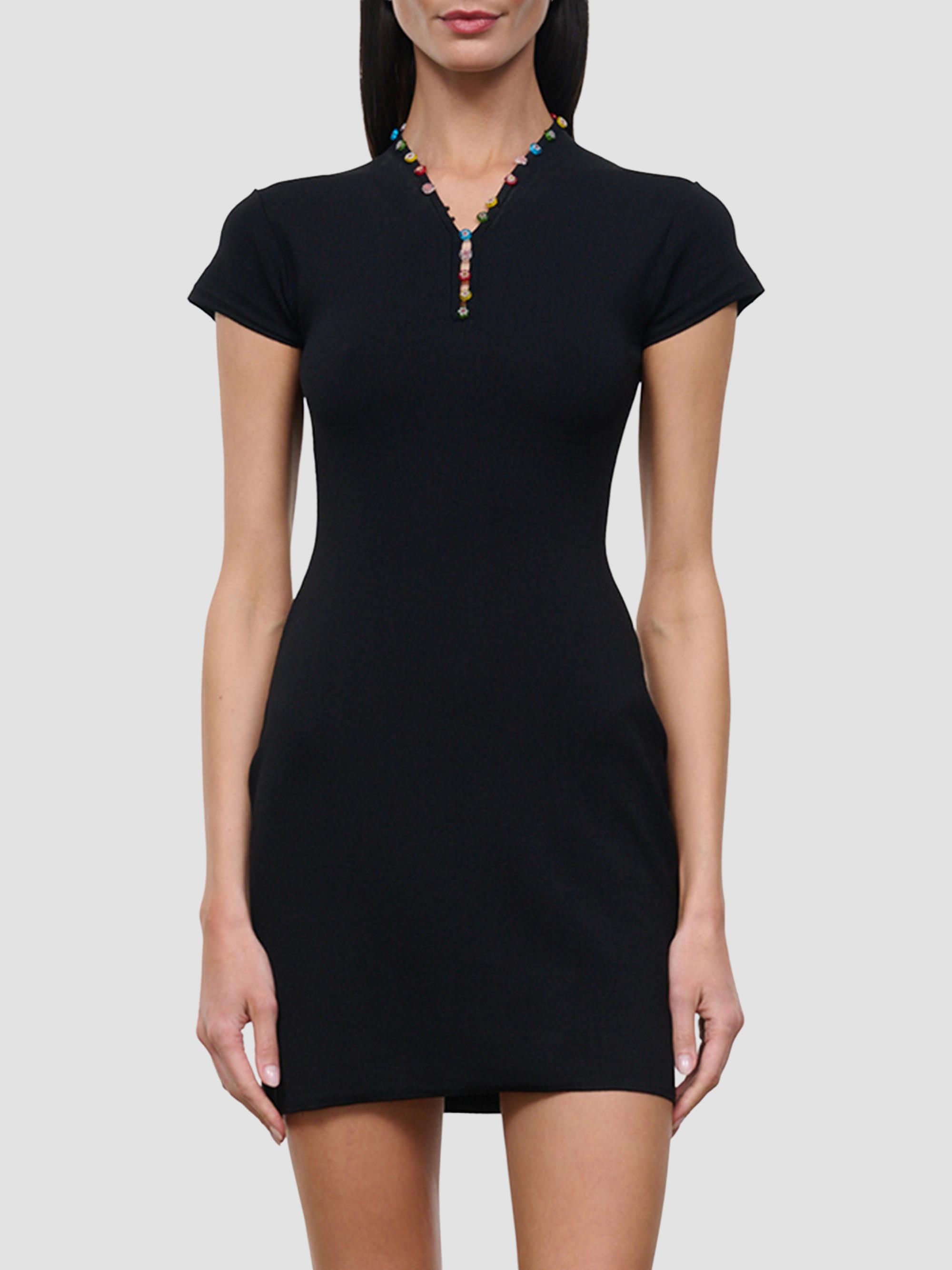 STAUD Tavi Beaded Mini Dress | Saks Fifth Avenue
