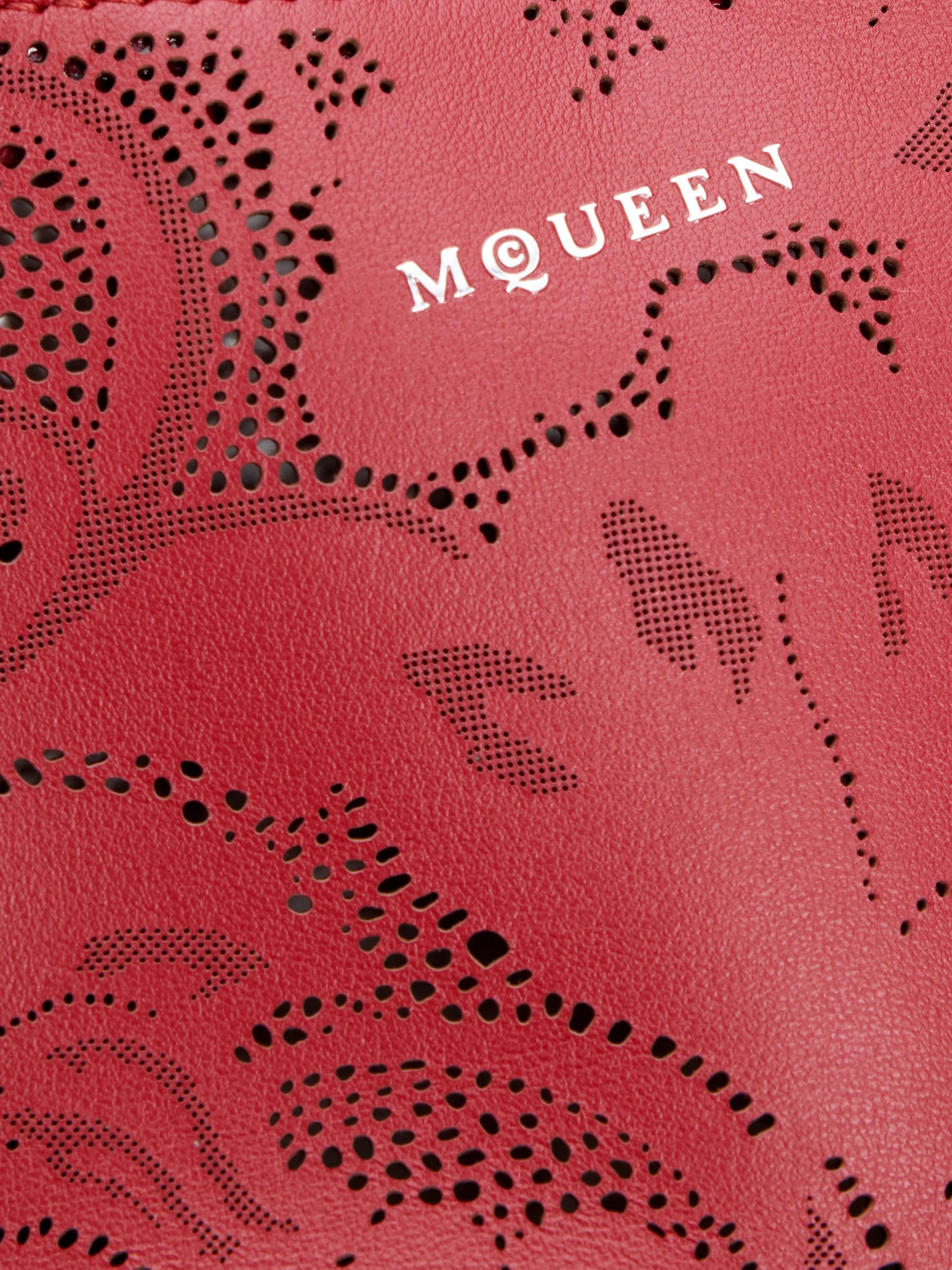 McQueen Mana Laser-Cut Leather Clutch | Saks Fifth Avenue