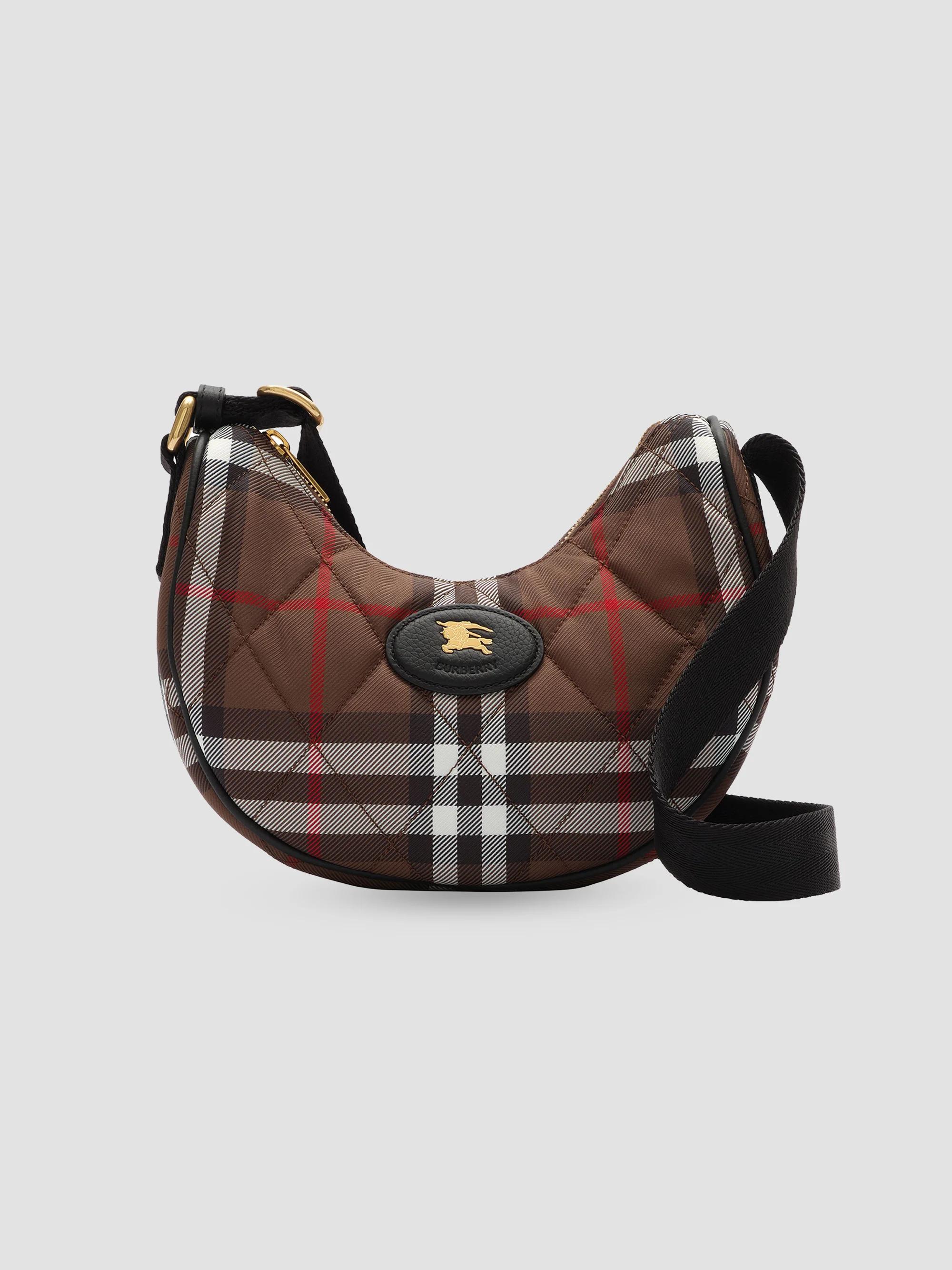 Burberry Check Horseshoe Crossbody Bag | Saks Fifth Avenue