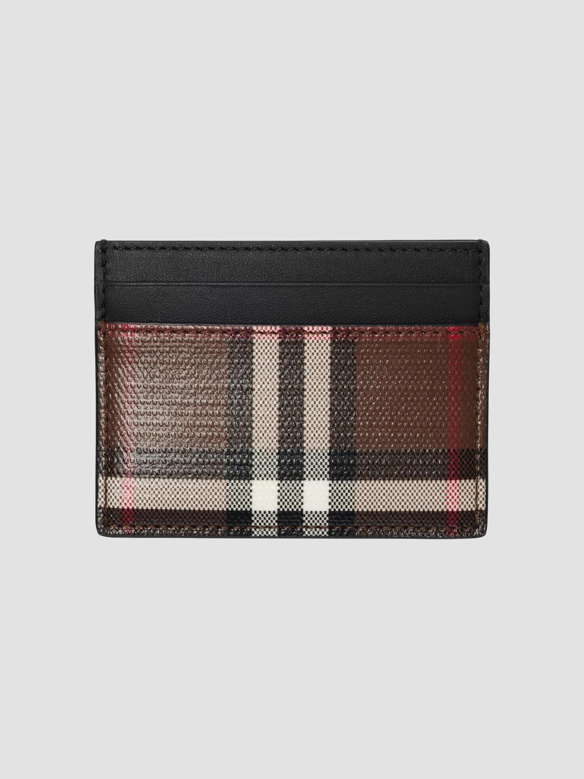 Burberry TB Croc-Embossed Leather Card Case | Saks Fifth Avenue