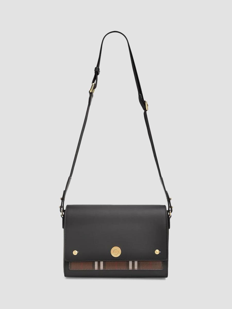Burberry Check Leather Crossbody Bag | Saks Fifth Avenue