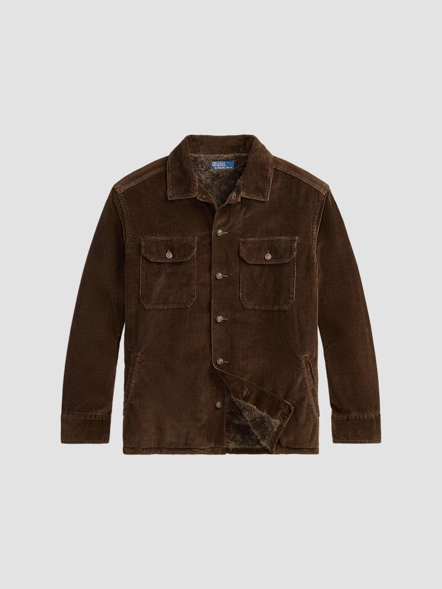Polo Ralph Lauren Men's Classic-fit Corduroy Utility Shirt In Nutmeg Brown