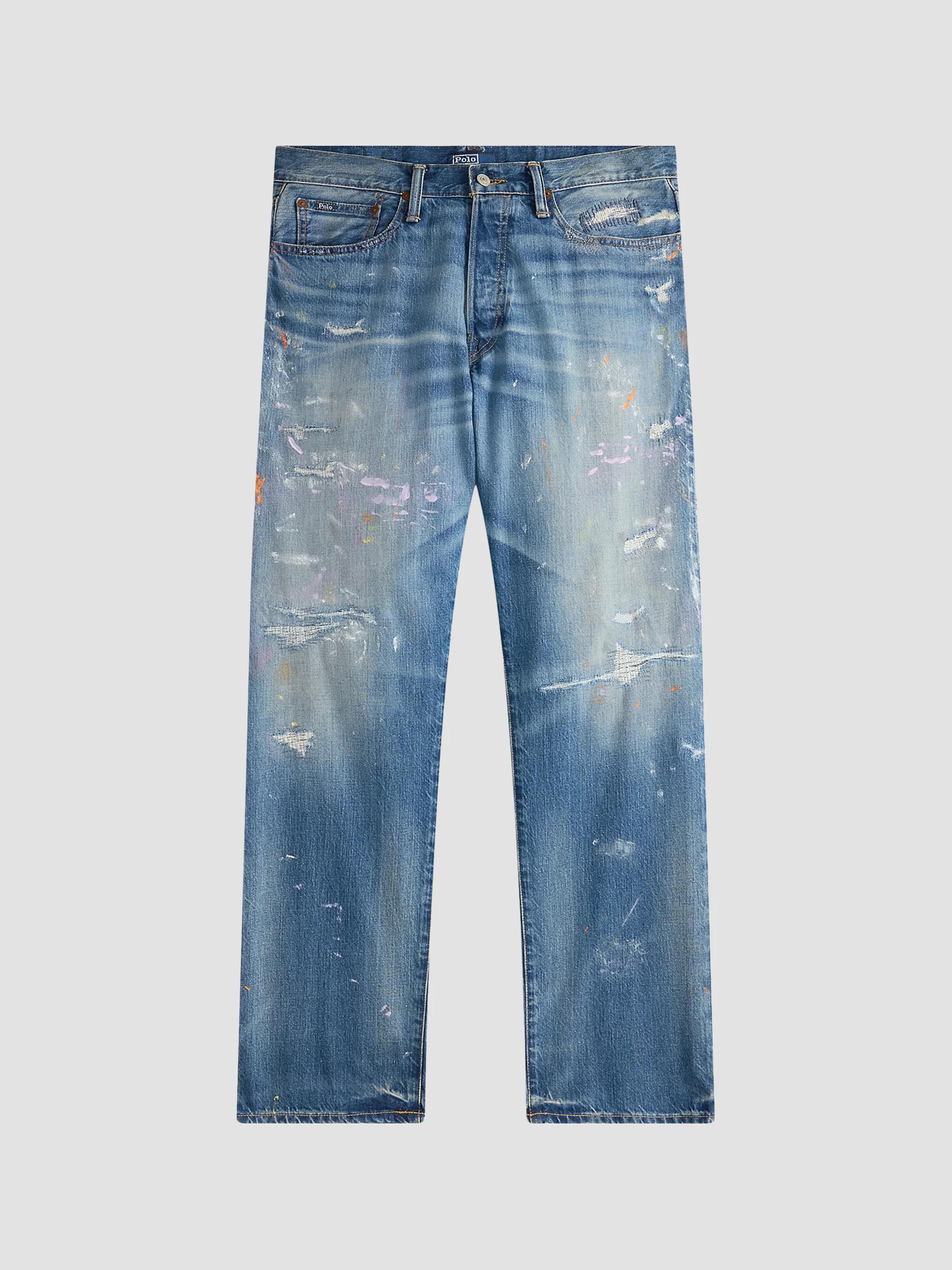 Polo Ralph Lauren Heritage Distressed Straight Jeans | Saks Fifth