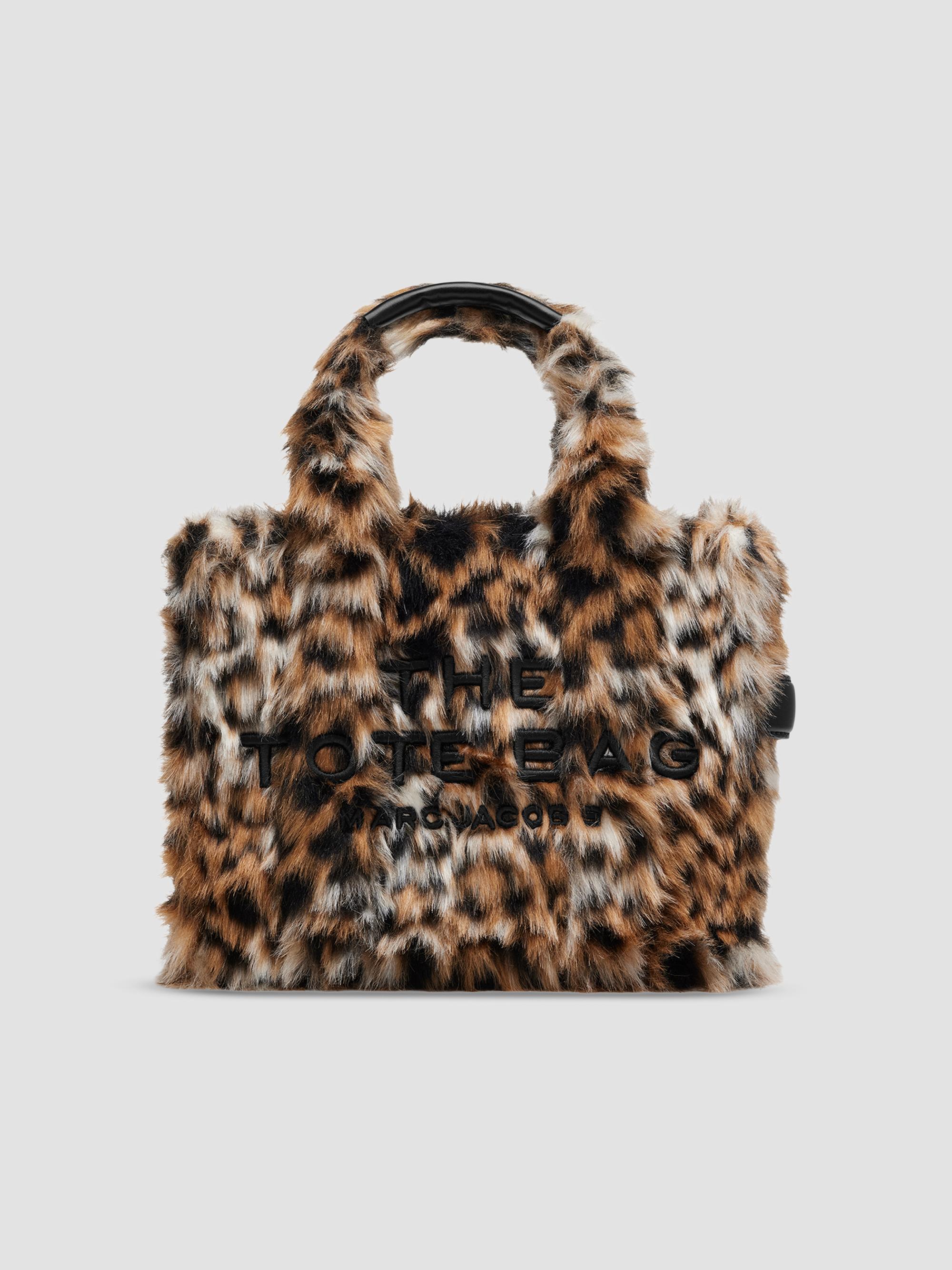 Marc Jacobs The Small Tote Leopard Faux Fur Bag | Saks Fifth Avenue