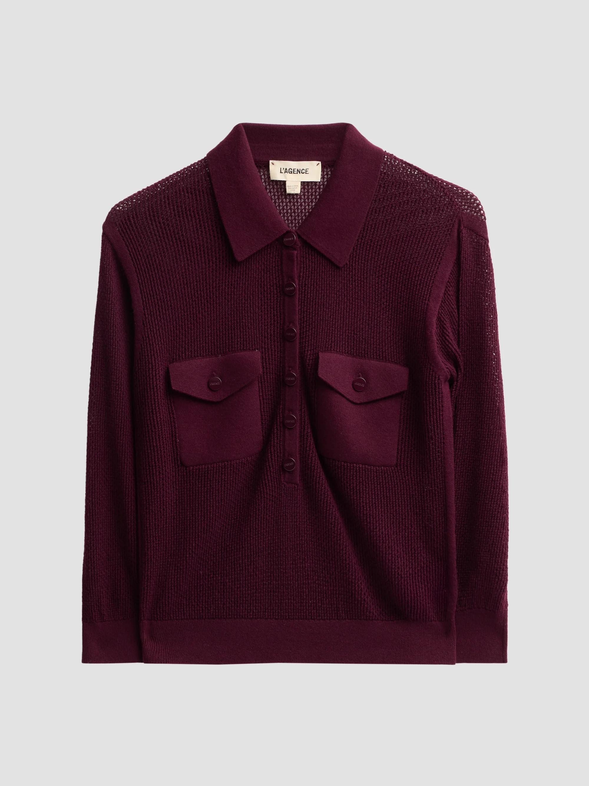 トップス BPN FOR MEN Fringe Cardigan l/s top L'AGENCE Jair Jacquard Fringe Cardigan | Saks Fifth Avenue