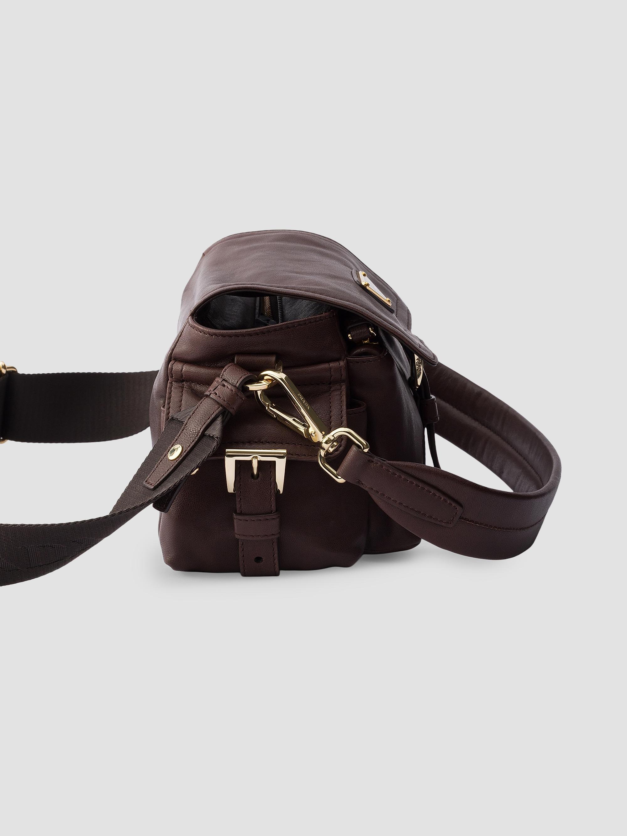 Prada Explore Nappa Leather Mini Top Handle Bag | Saks Fifth Avenue