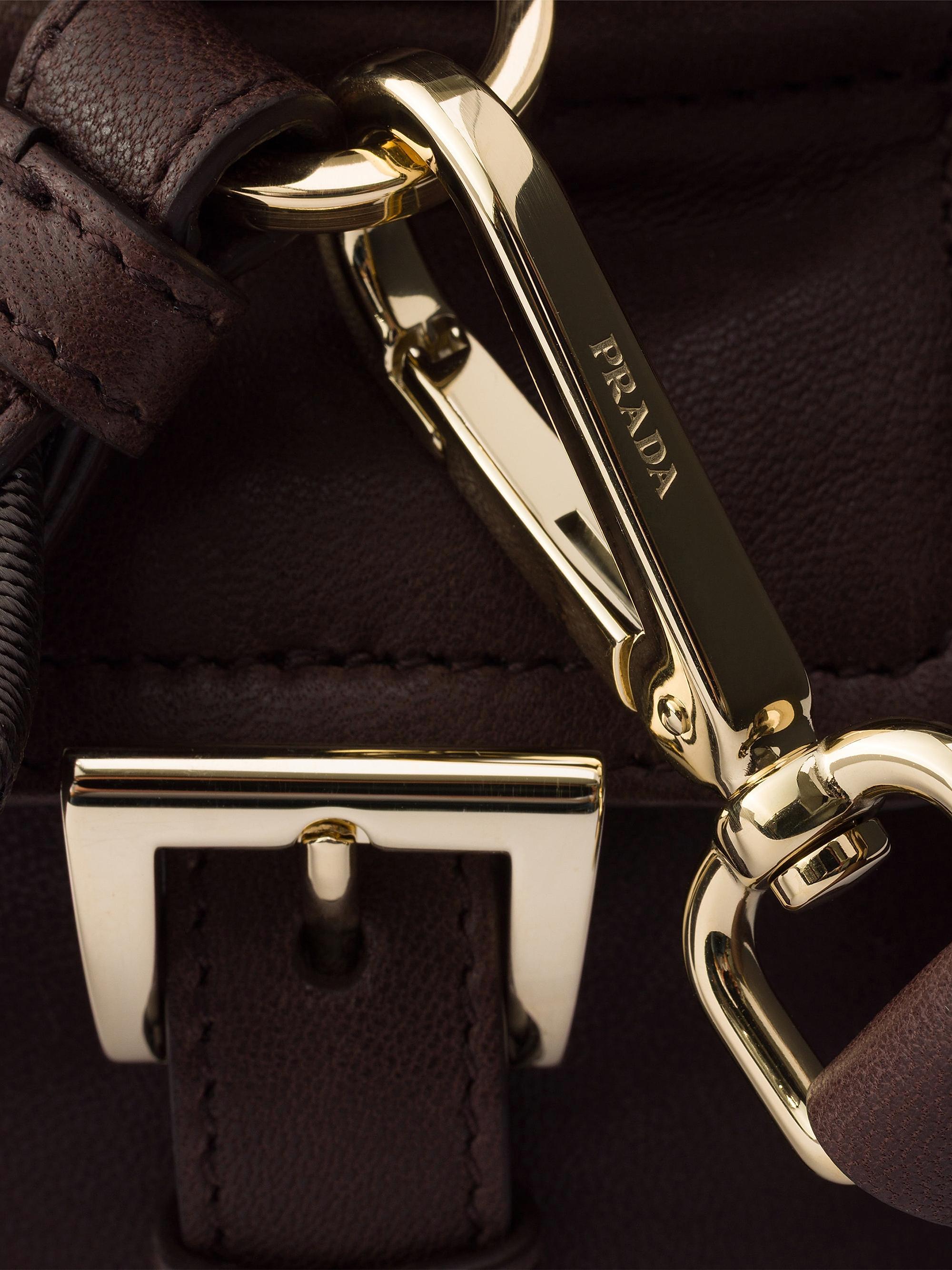 Prada Explore Nappa Leather Mini Top Handle Bag | Saks Fifth Avenue