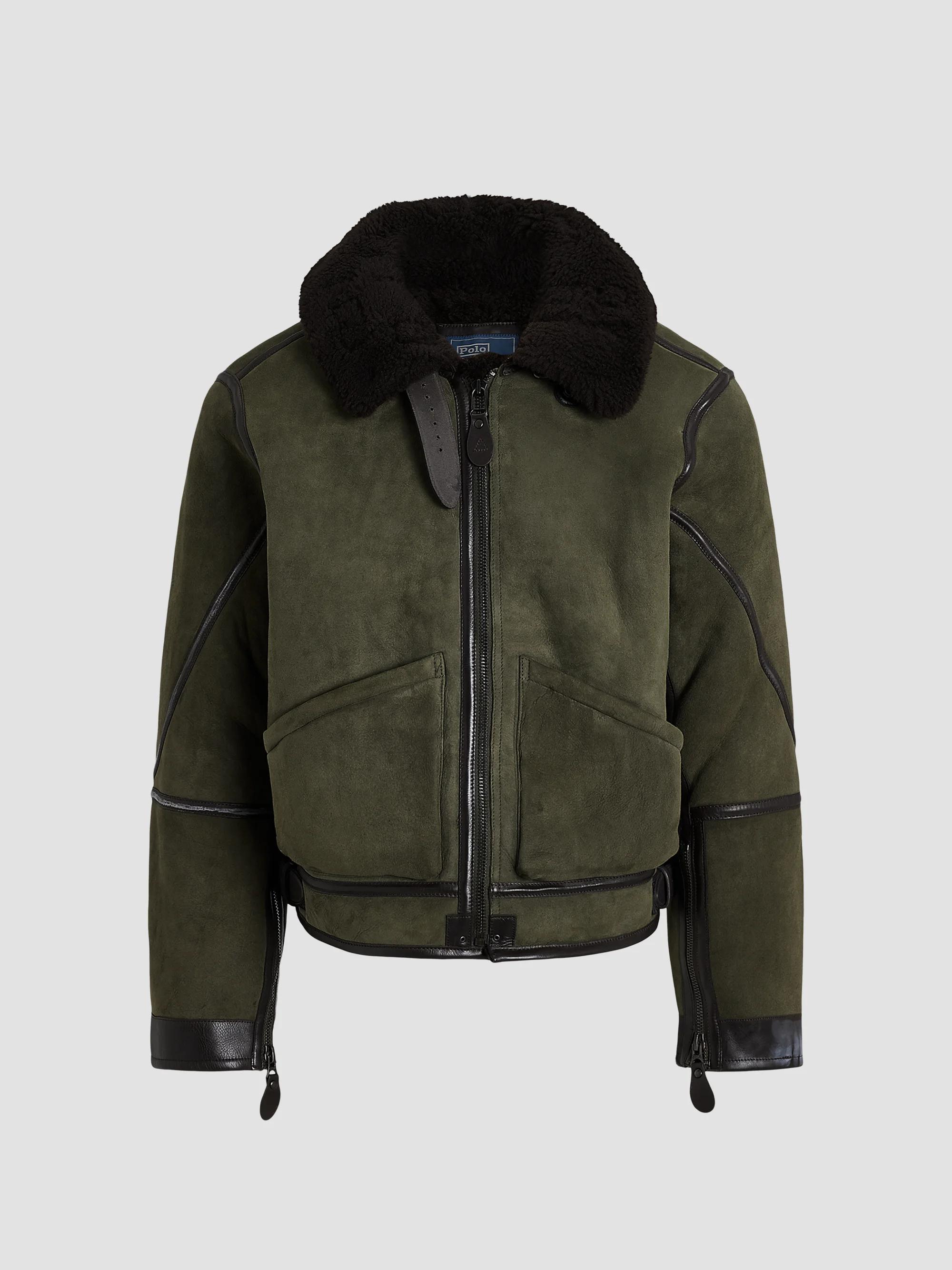 Representative product-family photo: Shearling Flight Jacket. Pictured option and availability are unverified.