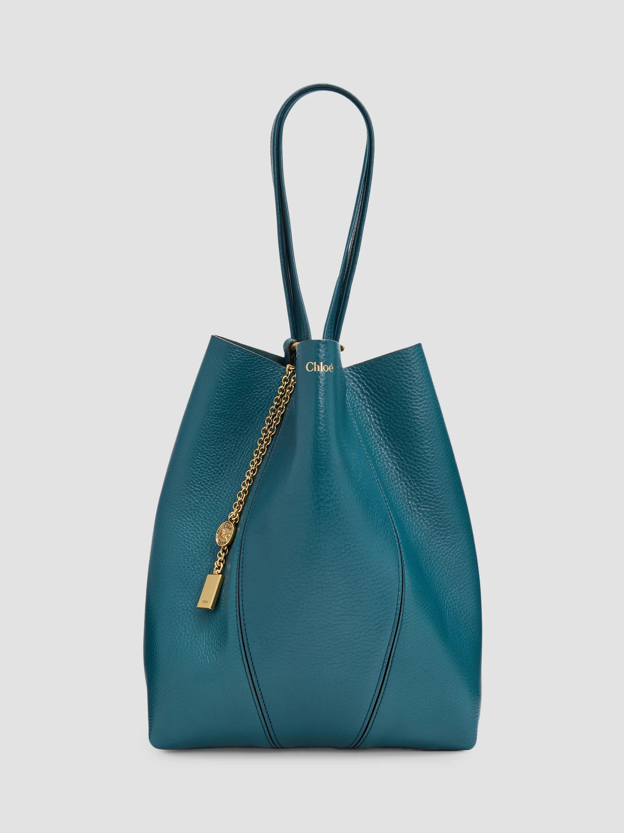 Chloé Mini Spin Denim Tote Bag | Saks Fifth Avenue
