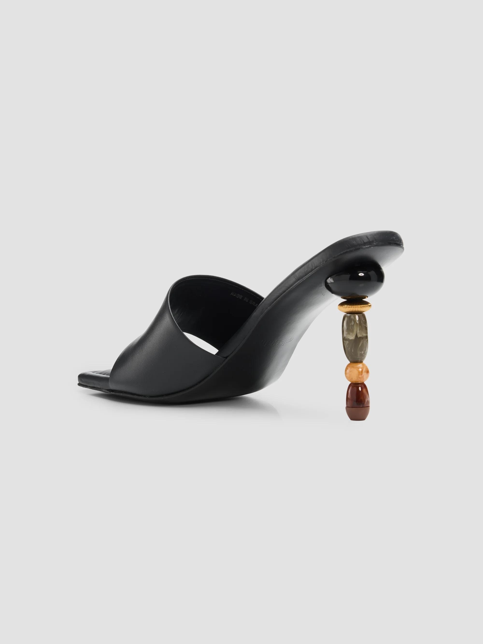 Cult Gaia Mahina 100MM Leather Slip-On Sandals | Saks Fifth Avenue