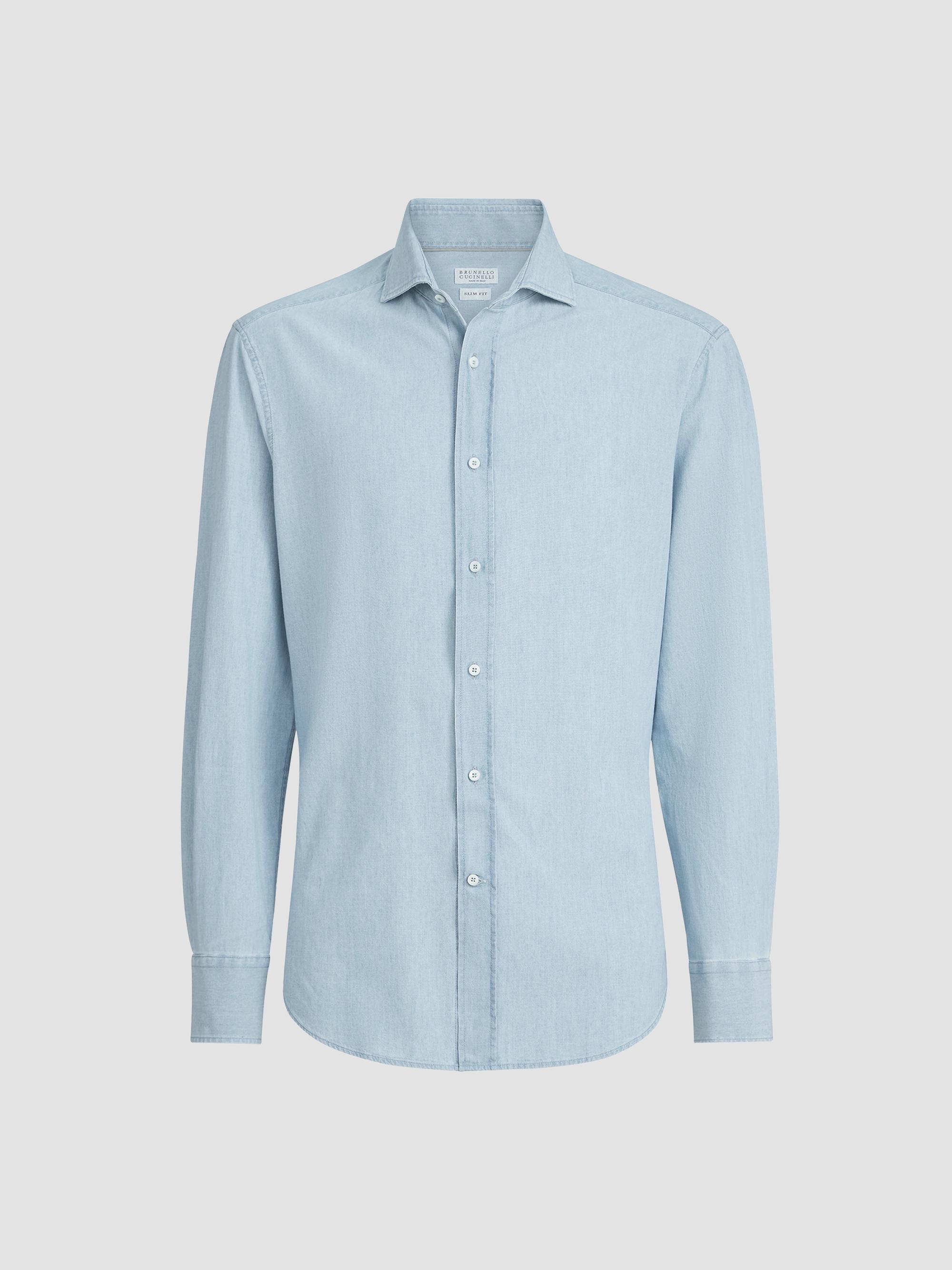 Men's Brunello Cucinelli Designer Casual Button-Down Shirts | Saks