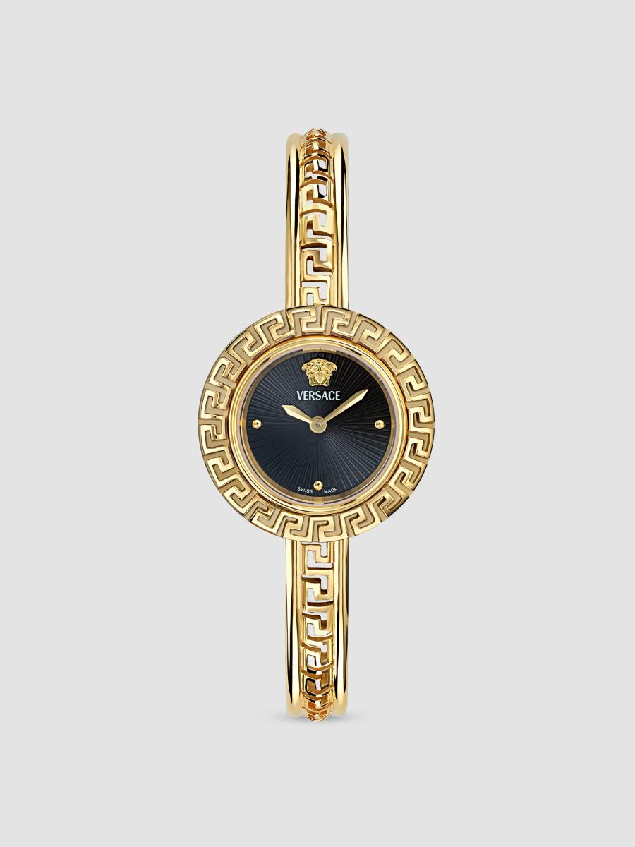 Versace Women's Greca Goldtone Stainless Steel & Leather 3-piece Watch Set