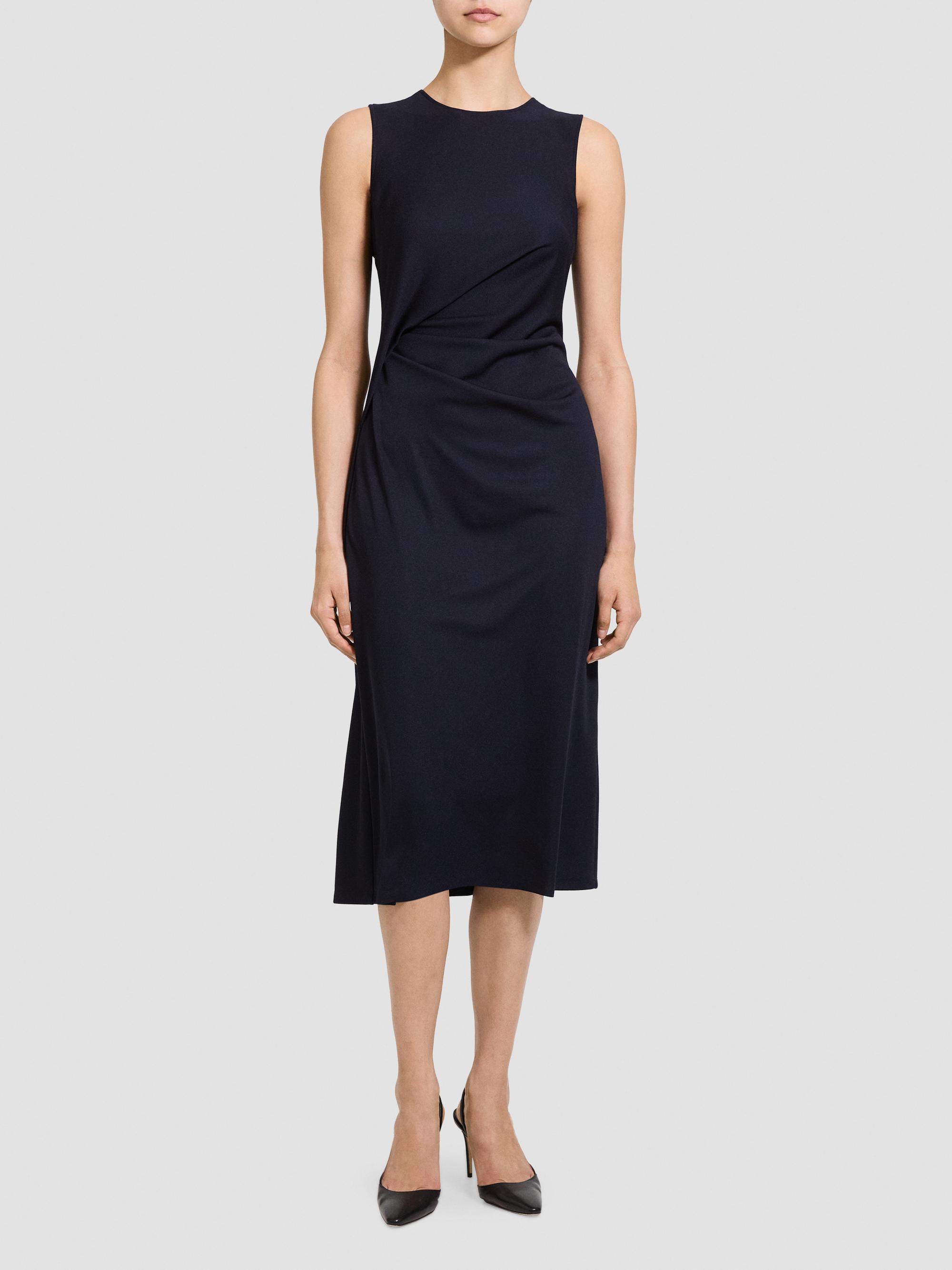 Theory - Sweater Jersey Tuck Dress ワンピース Theory Drape Tuck Sweater Midi Dress | Saks Fifth Avenue