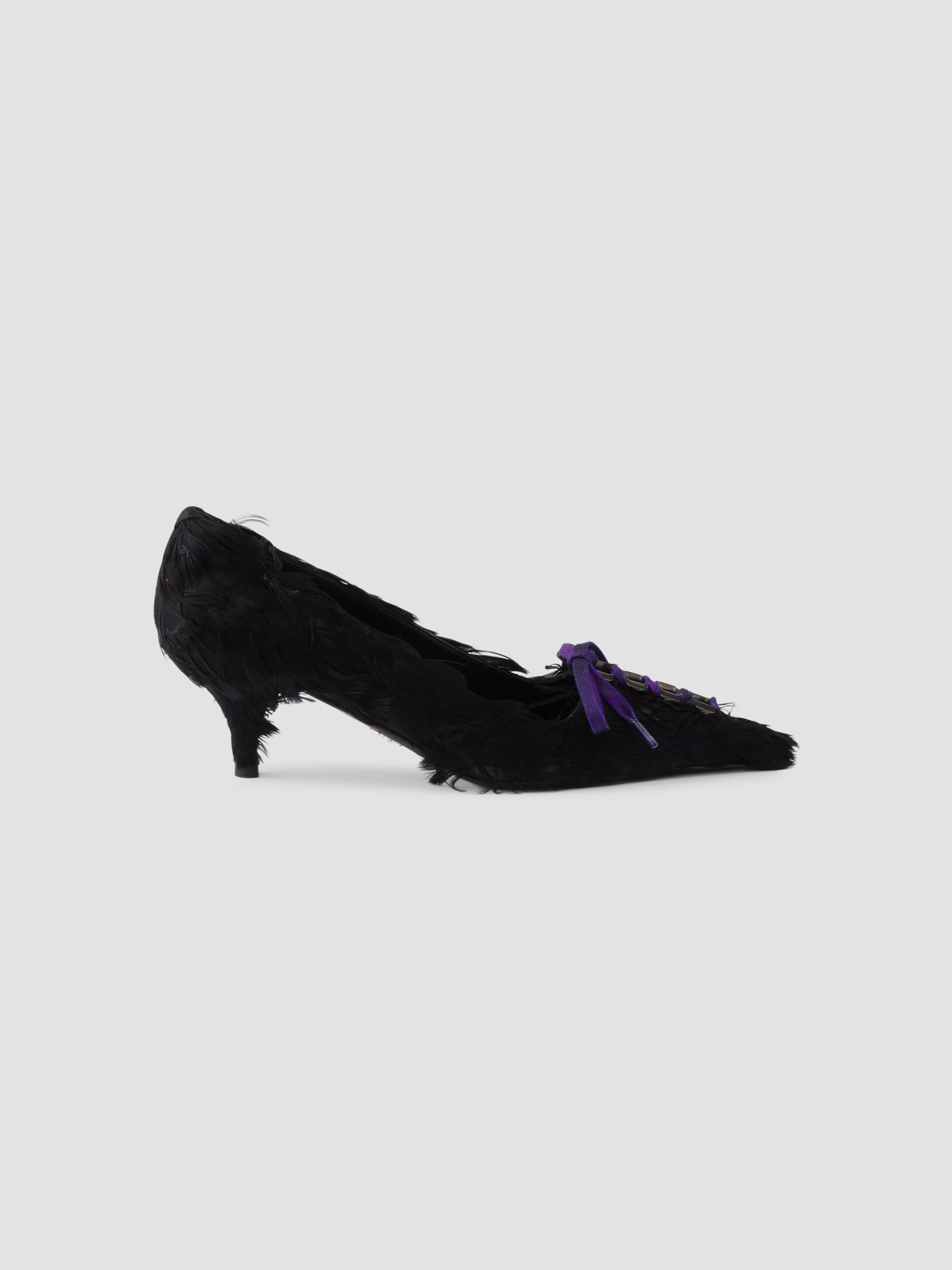 Prada Open-Side Leather Pumps | Saks Fifth Avenue