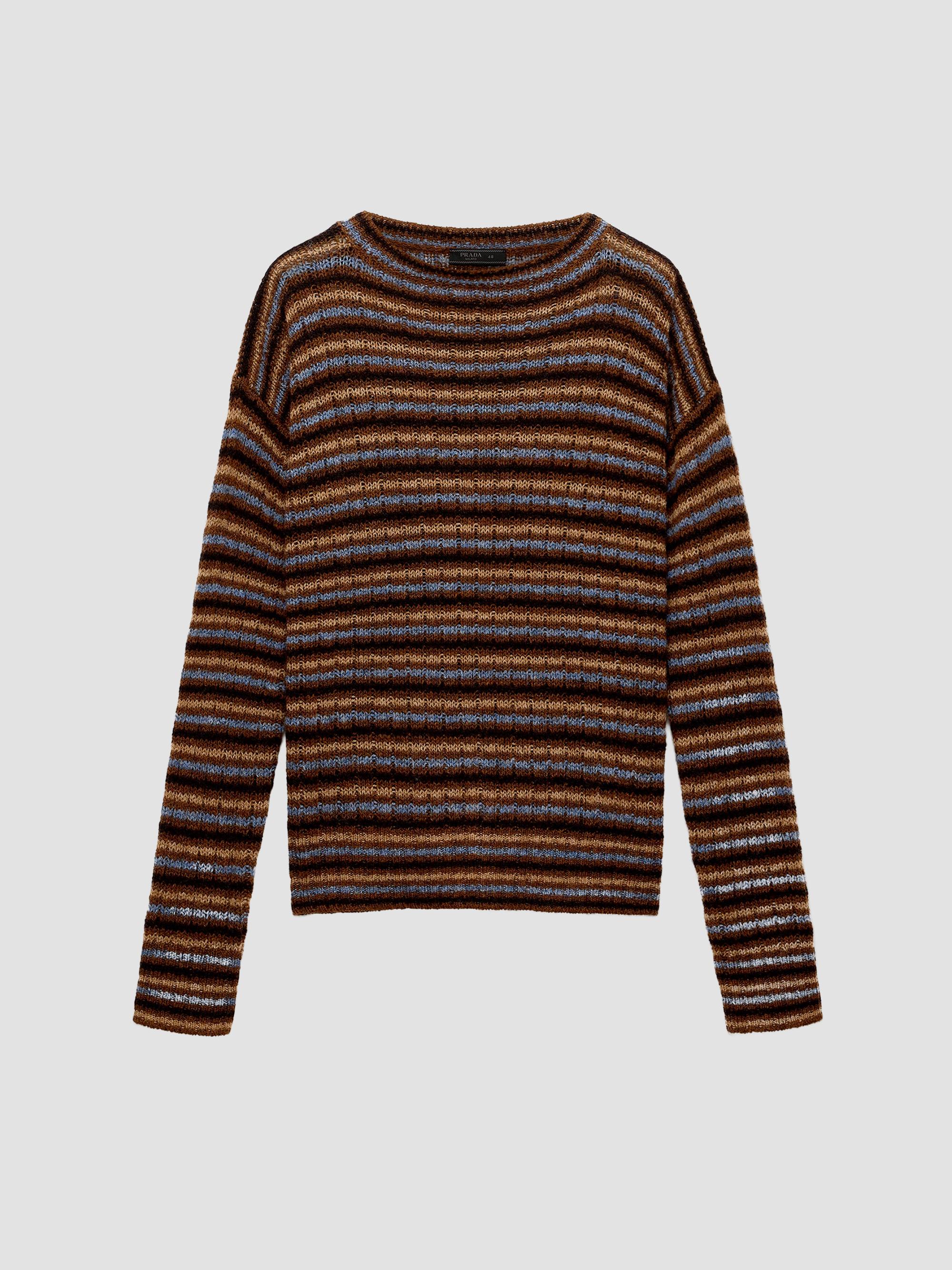 Prada Shetland Wool Boat Neck Sweater | Saks Fifth Avenue