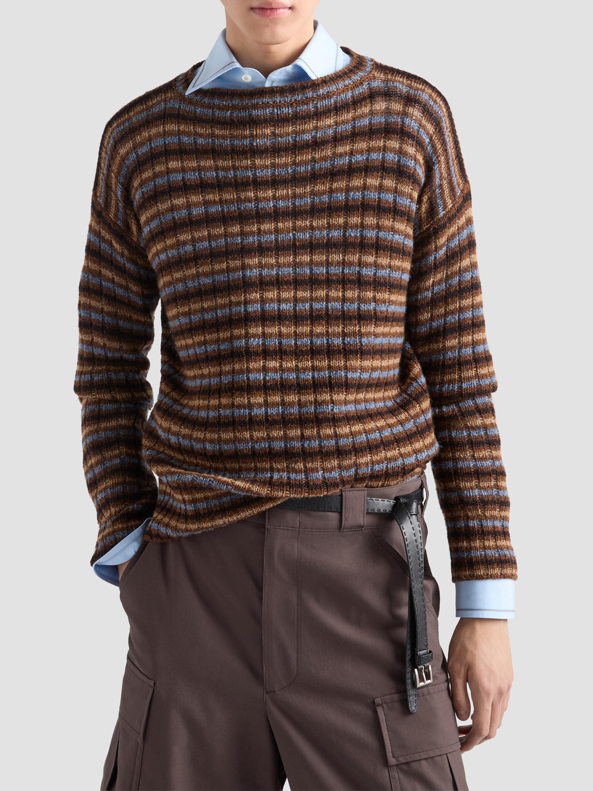 Prada Shetland Wool Boat Neck Sweater | Saks Fifth Avenue