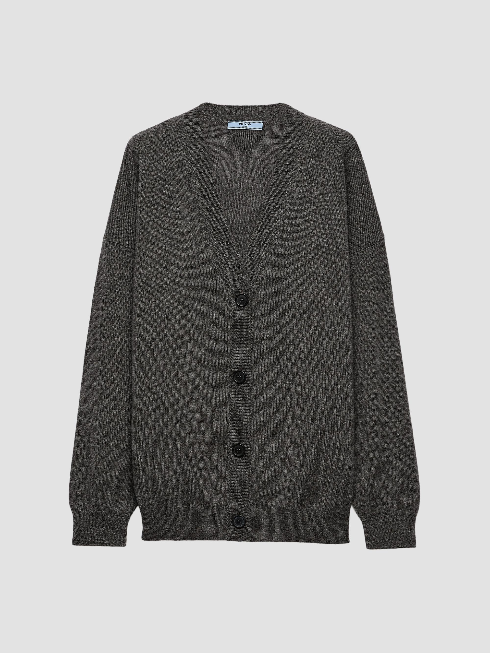 Miu Miu Shetland Wool and Cashmere Zipper Cardigan | Saks Fifth Avenue