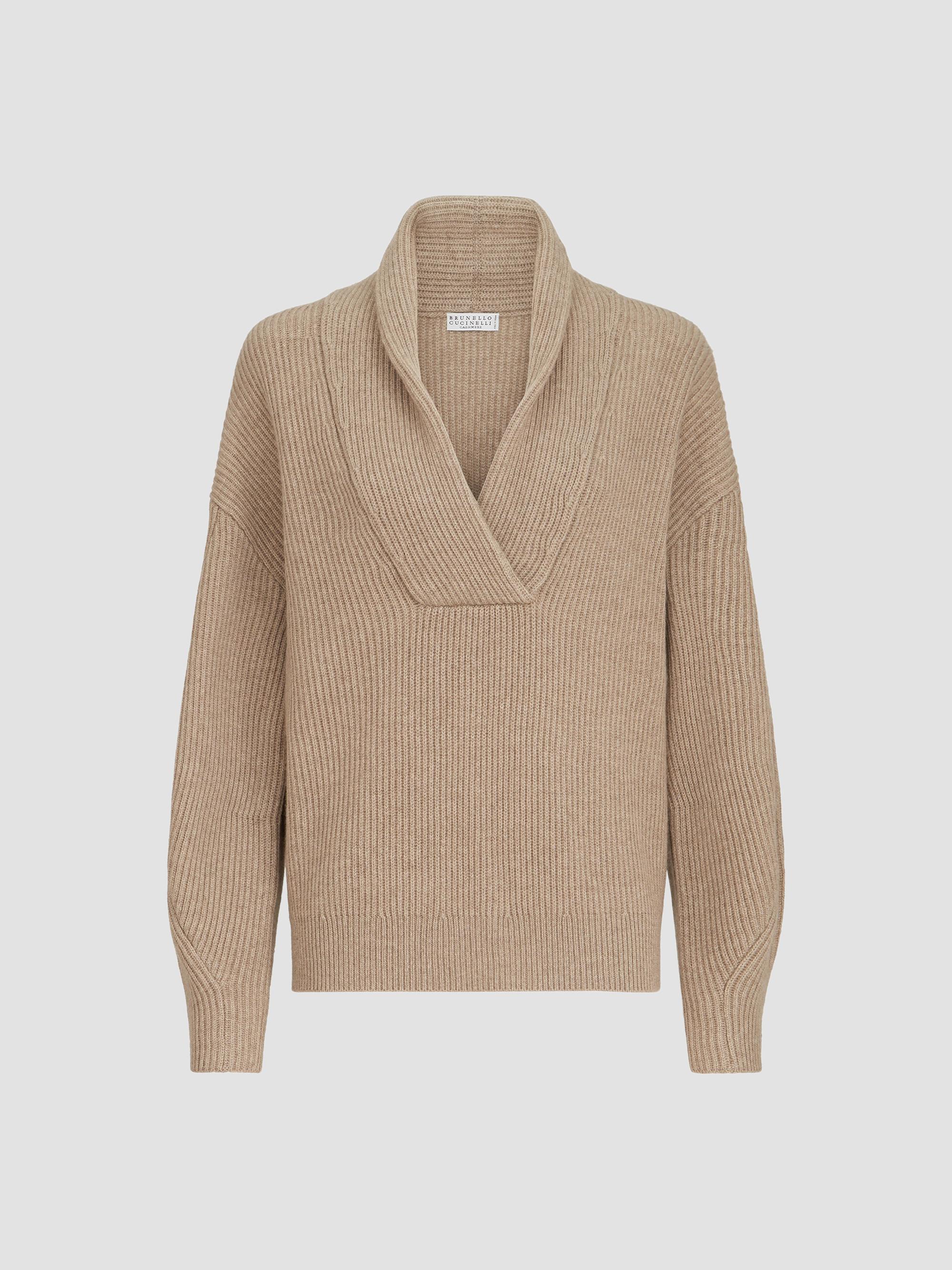 Brunello Cucinelli Cashmere English Rib Wrap Cardigan | Saks Fifth