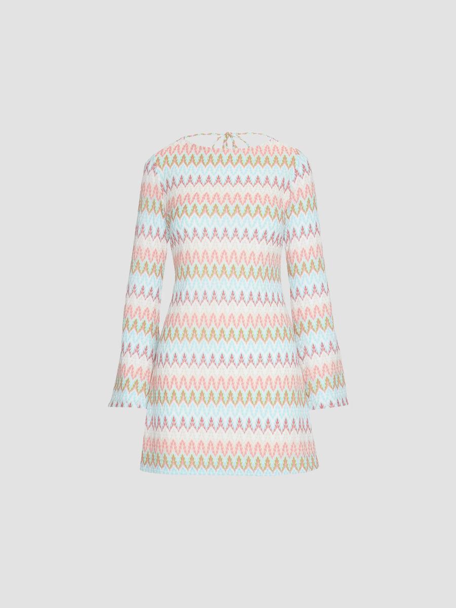 hill house knit dress Home The Nathalie | White Multi | Size XL IM8895