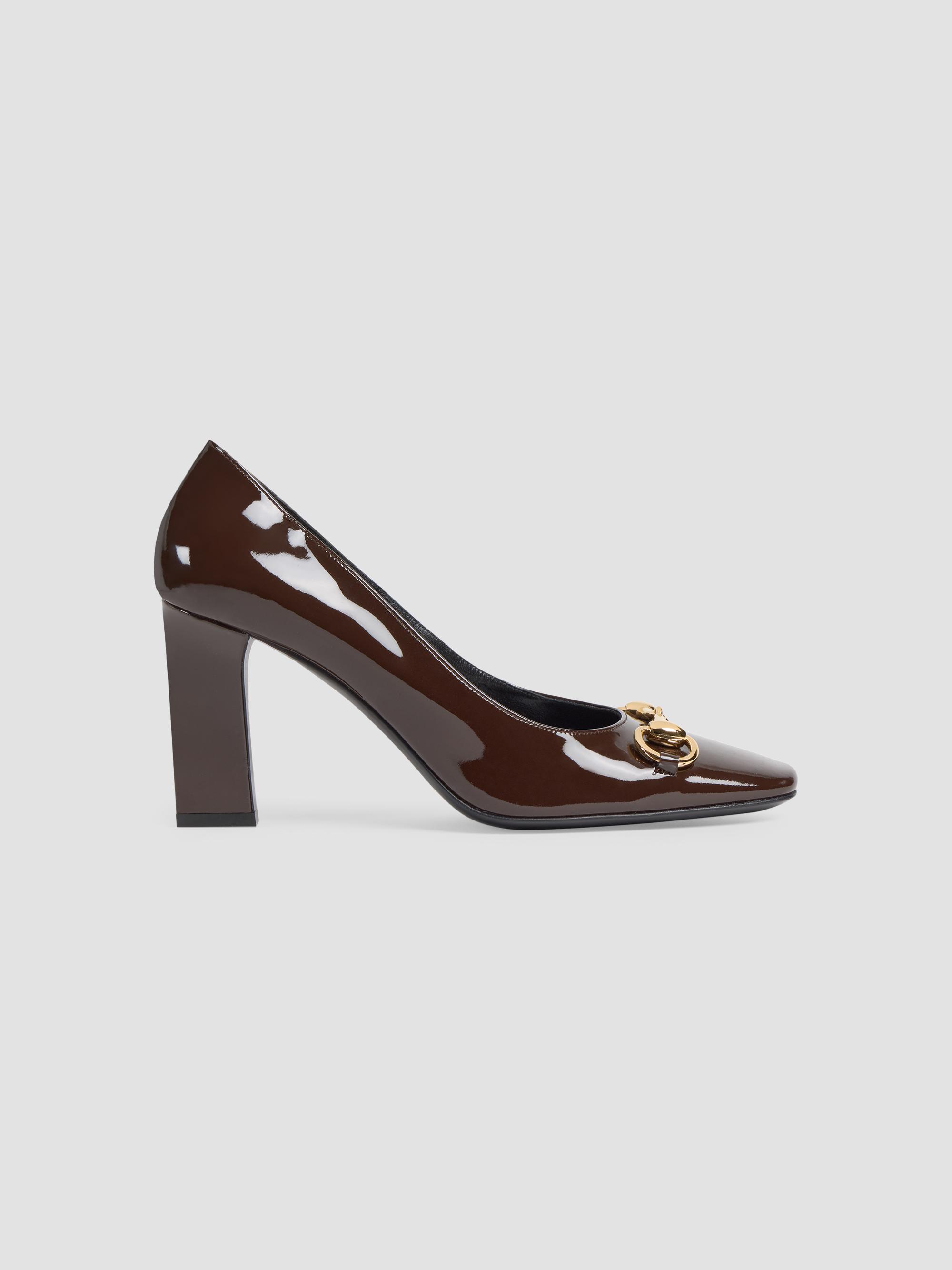 Gucci Signora 85MM Leather Sandals | Saks Fifth Avenue