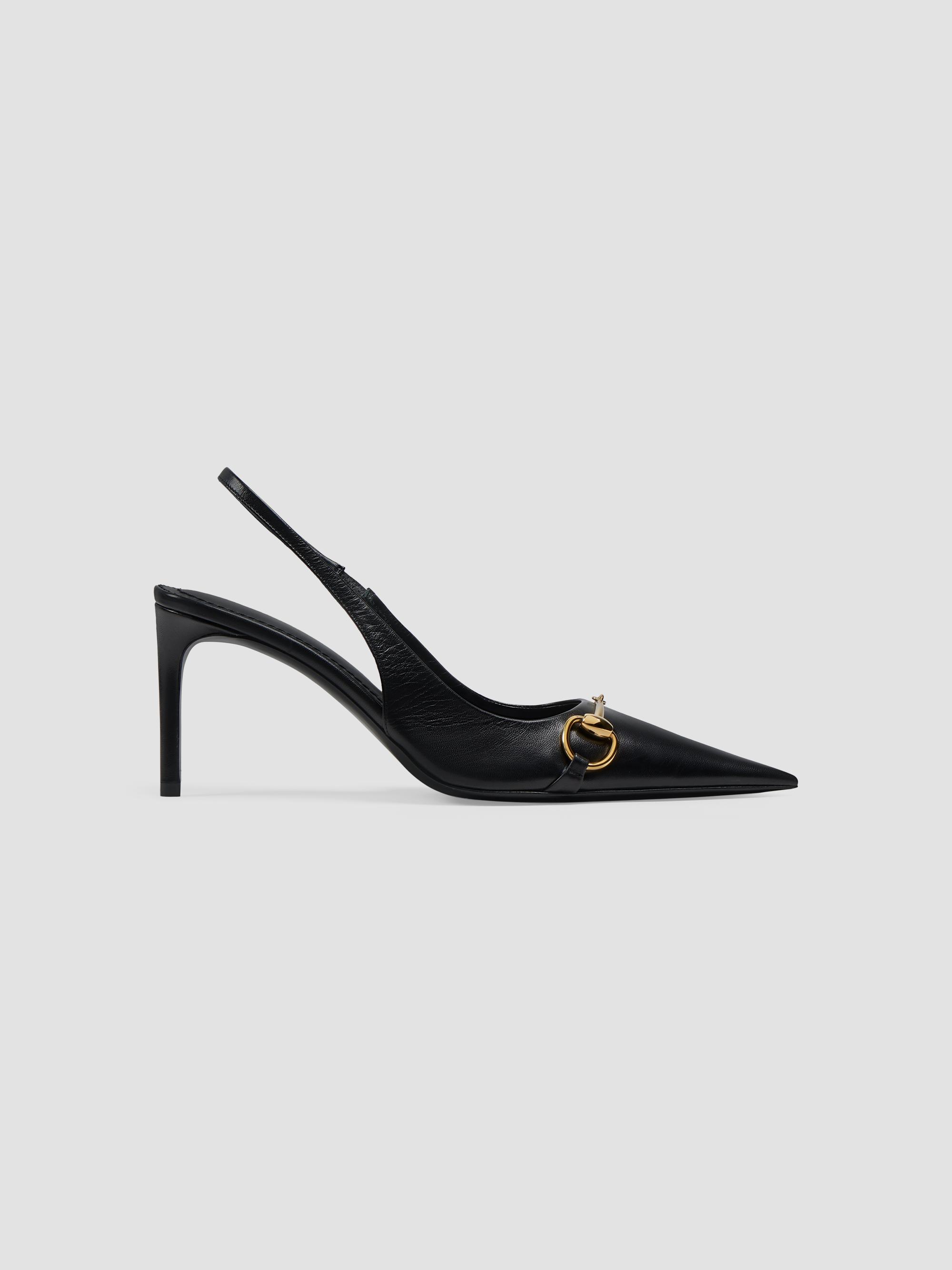 Saint Laurent Ines Slingback Pumps In Satin Crepe | Saks Fifth Avenue