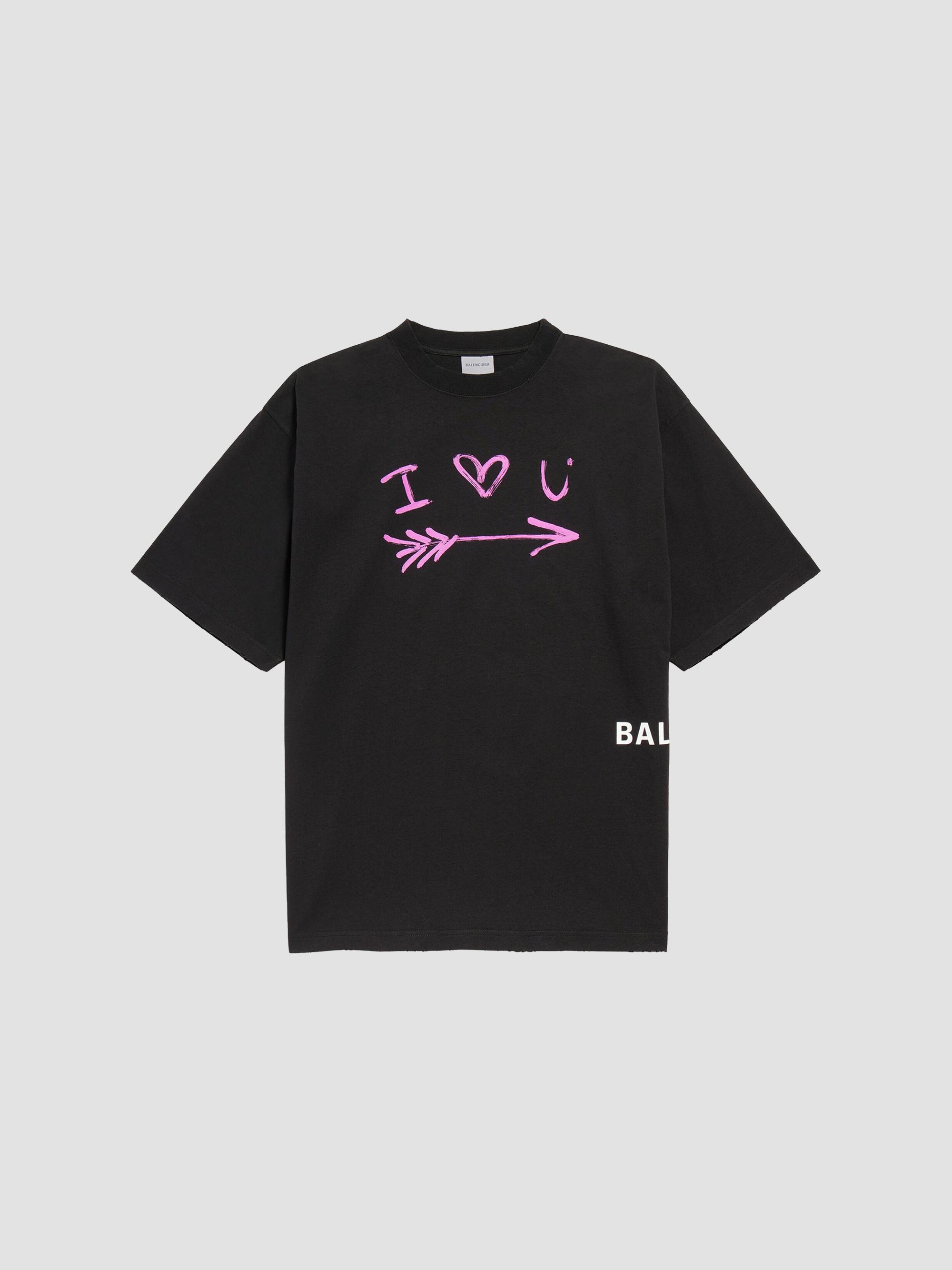 Balenciaga Unity Sports Icon Biker Oversized T-Shirt | Saks Fifth